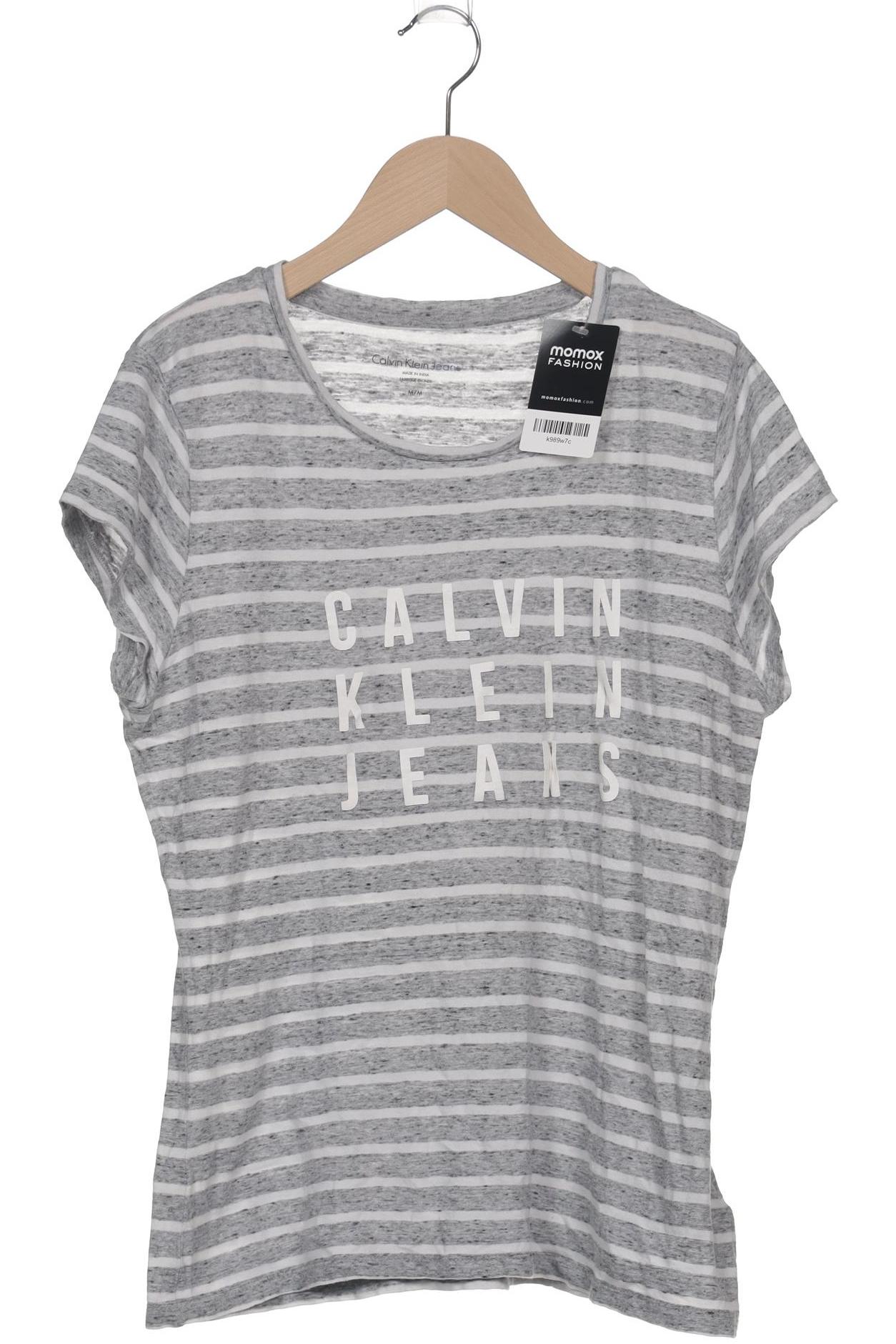 

Calvin Klein Jeans Damen T-Shirt, grau, Gr. 38