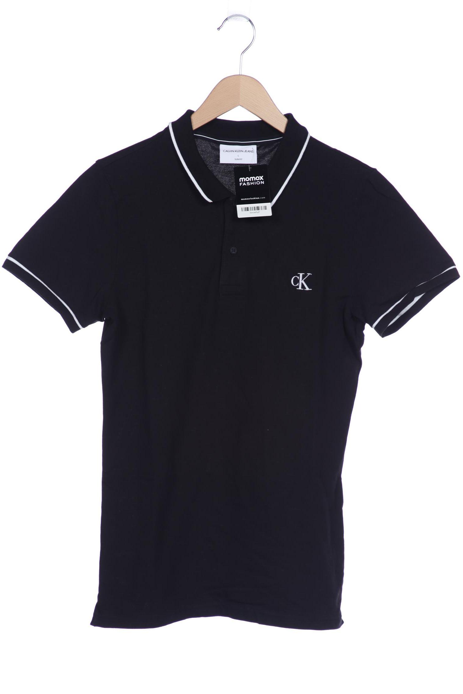 

Calvin Klein Jeans Herren Poloshirt, schwarz, Gr. 52