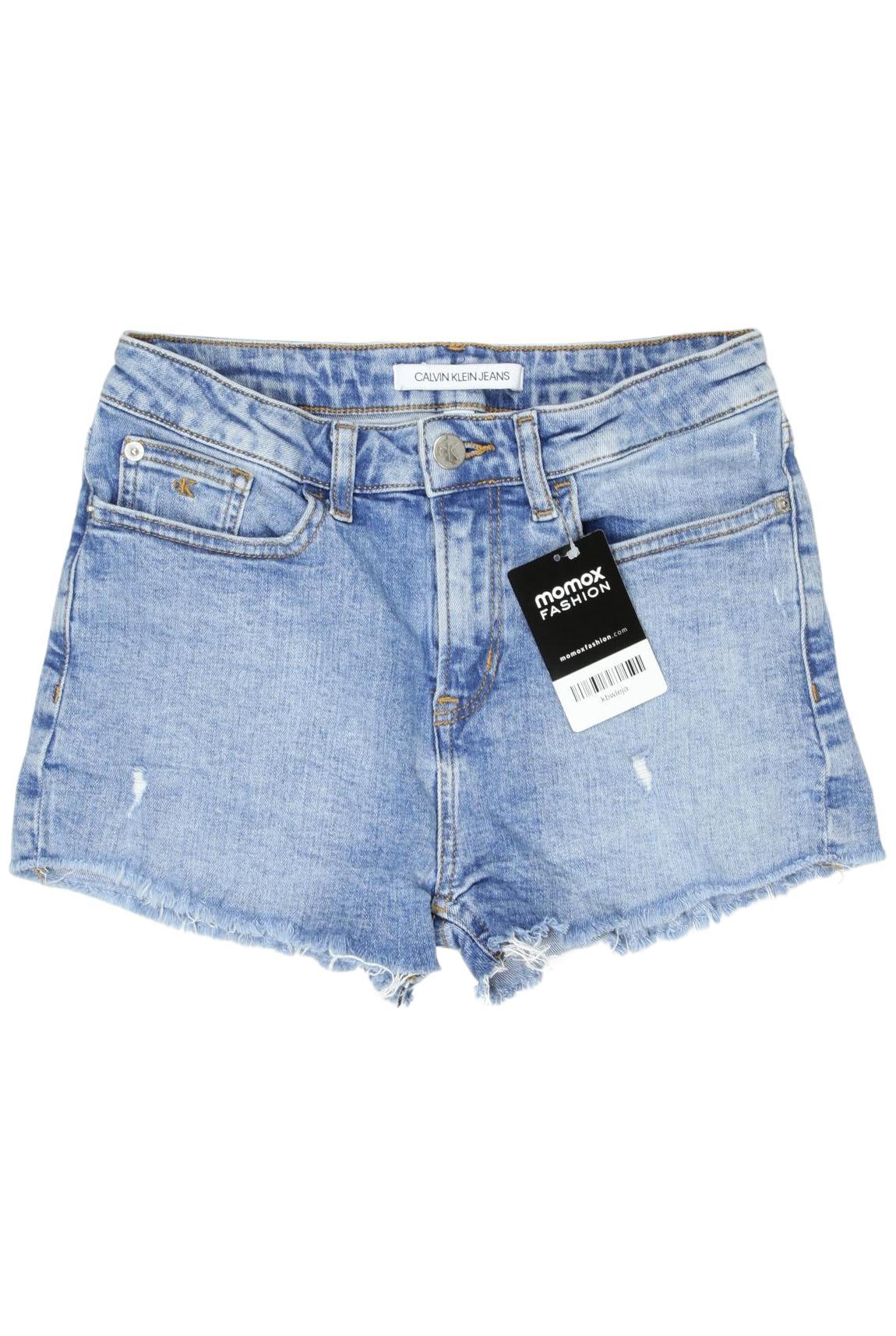 

Calvin Klein Jeans Damen Shorts, blau, Gr. 152