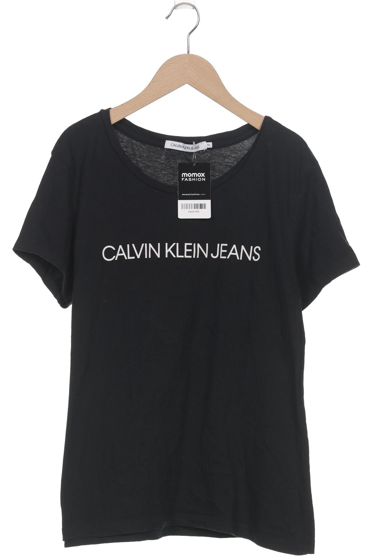 

Calvin Klein Jeans Damen T-Shirt, schwarz, Gr. 44