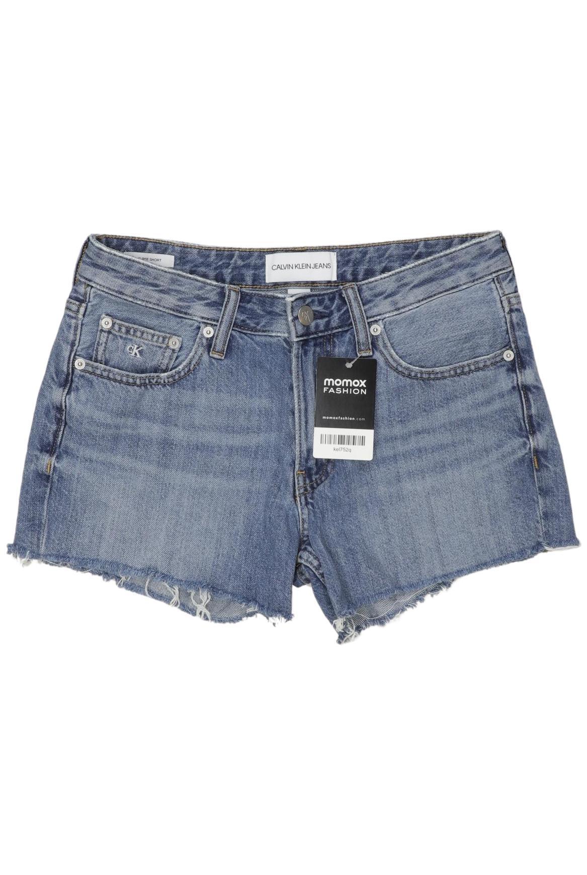 

Calvin Klein Jeans Damen Shorts, blau, Gr. 26