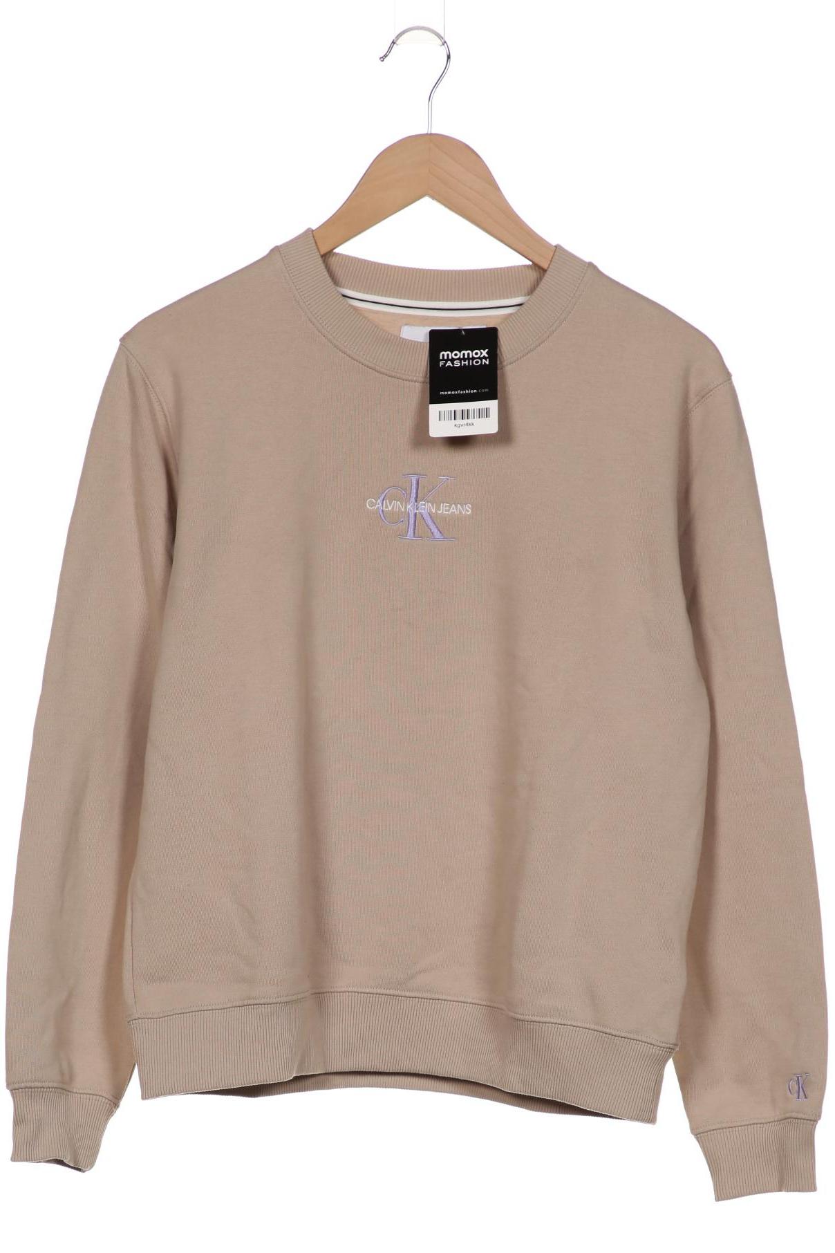 

Calvin Klein Jeans Damen Sweatshirt, beige, Gr. 34