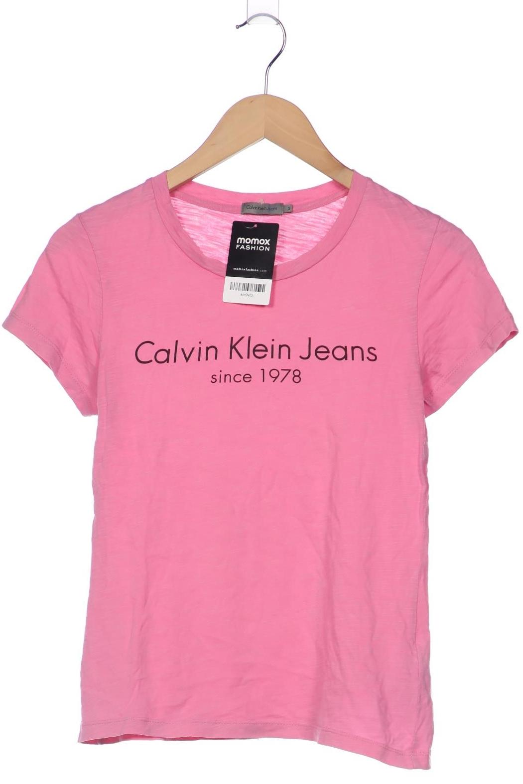 

Calvin Klein Jeans Damen T-Shirt, pink, Gr. 36