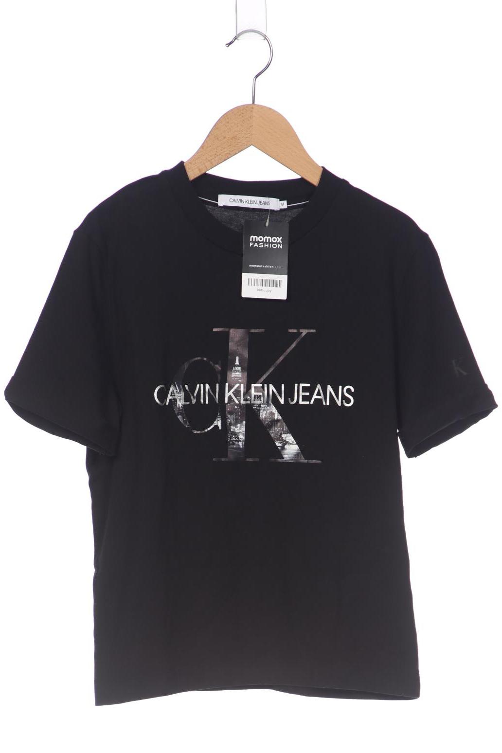 

Calvin Klein Jeans Damen T-Shirt, schwarz, Gr. 38