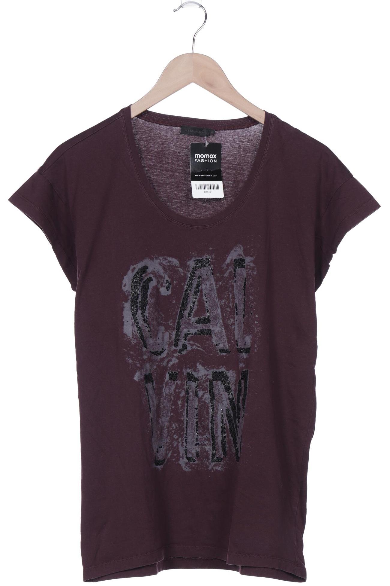 

Calvin Klein Jeans Damen T-Shirt, bordeaux, Gr. 38