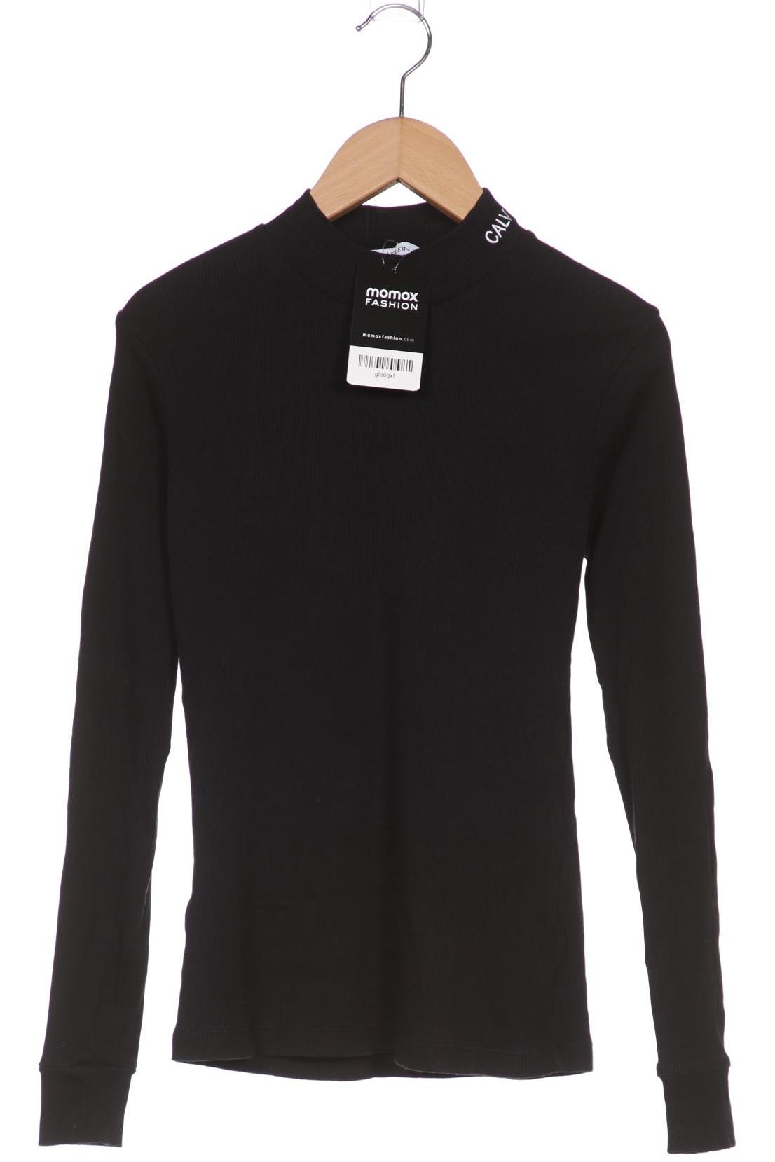 

Calvin Klein Jeans Damen Langarmshirt, schwarz, Gr. 34