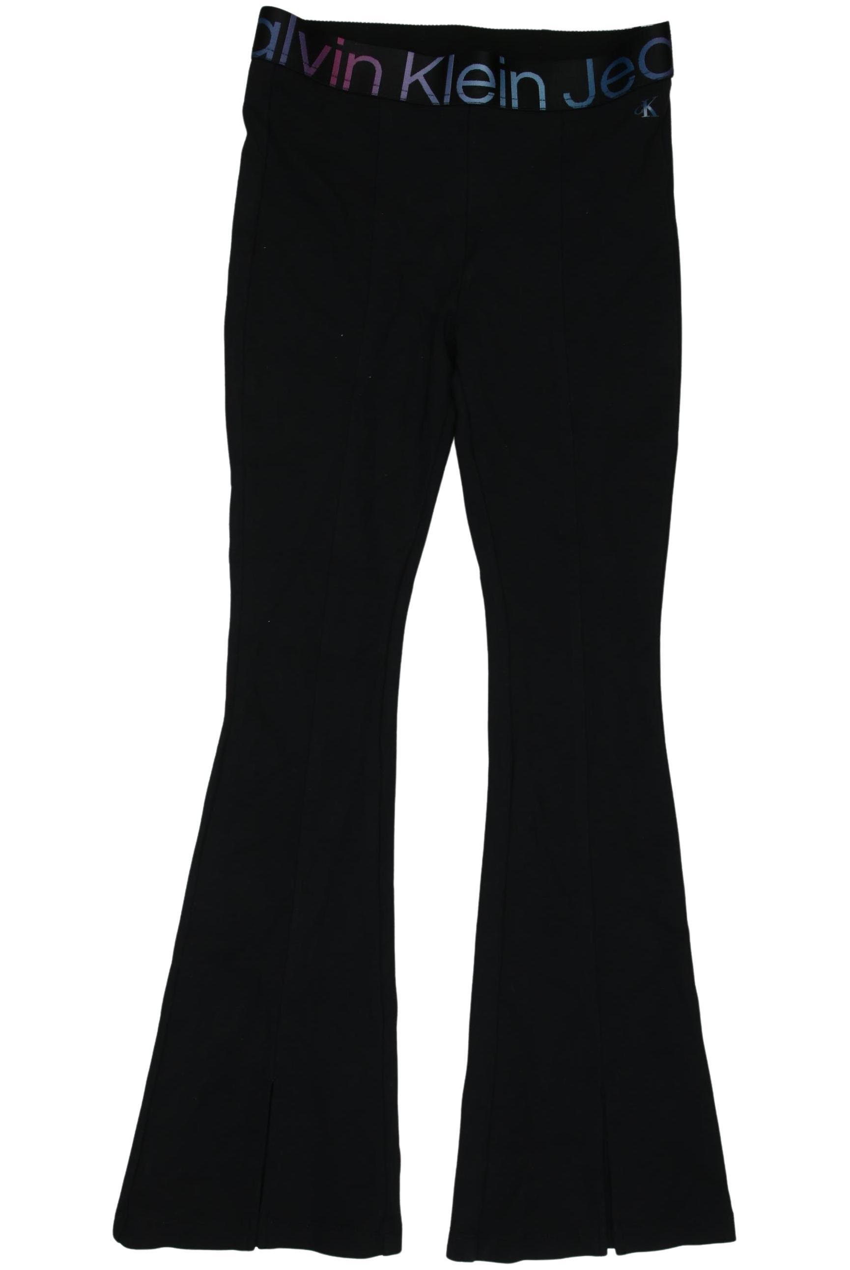 

Calvin Klein Jeans Damen Stoffhose, schwarz, Gr. 140