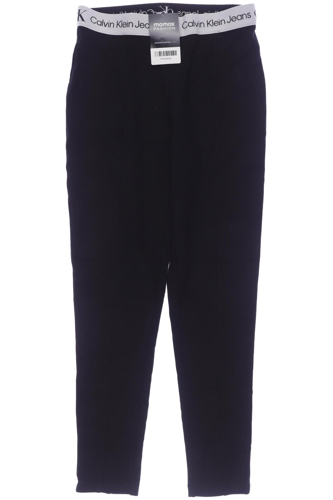 

Calvin Klein Jeans Damen Stoffhose, schwarz, Gr. 0
