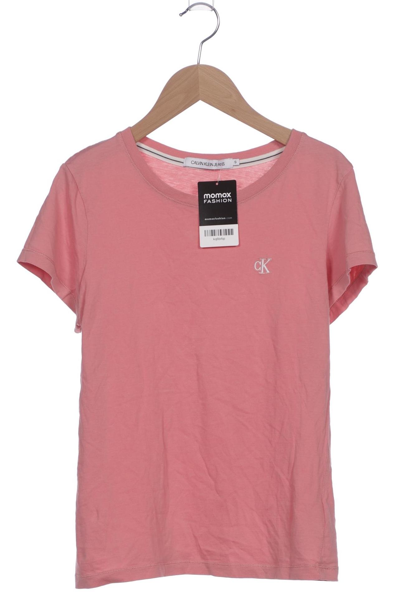 

Calvin Klein Jeans Damen T-Shirt, pink, Gr. 36