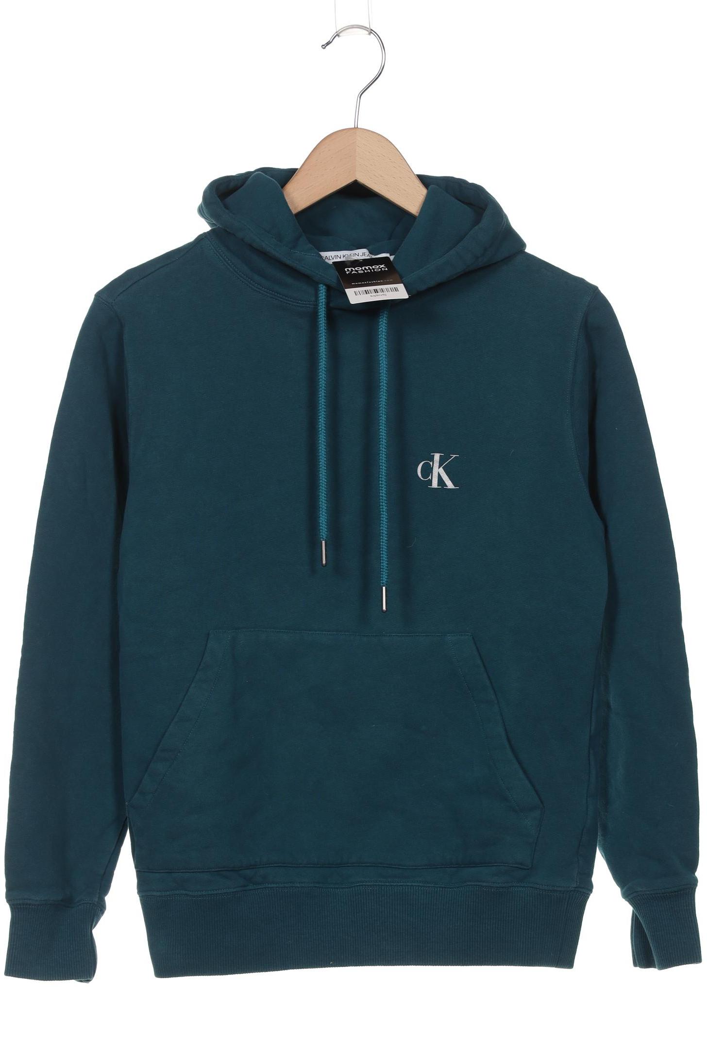 

Calvin Klein Jeans Damen Kapuzenpullover, türkis, Gr. 36