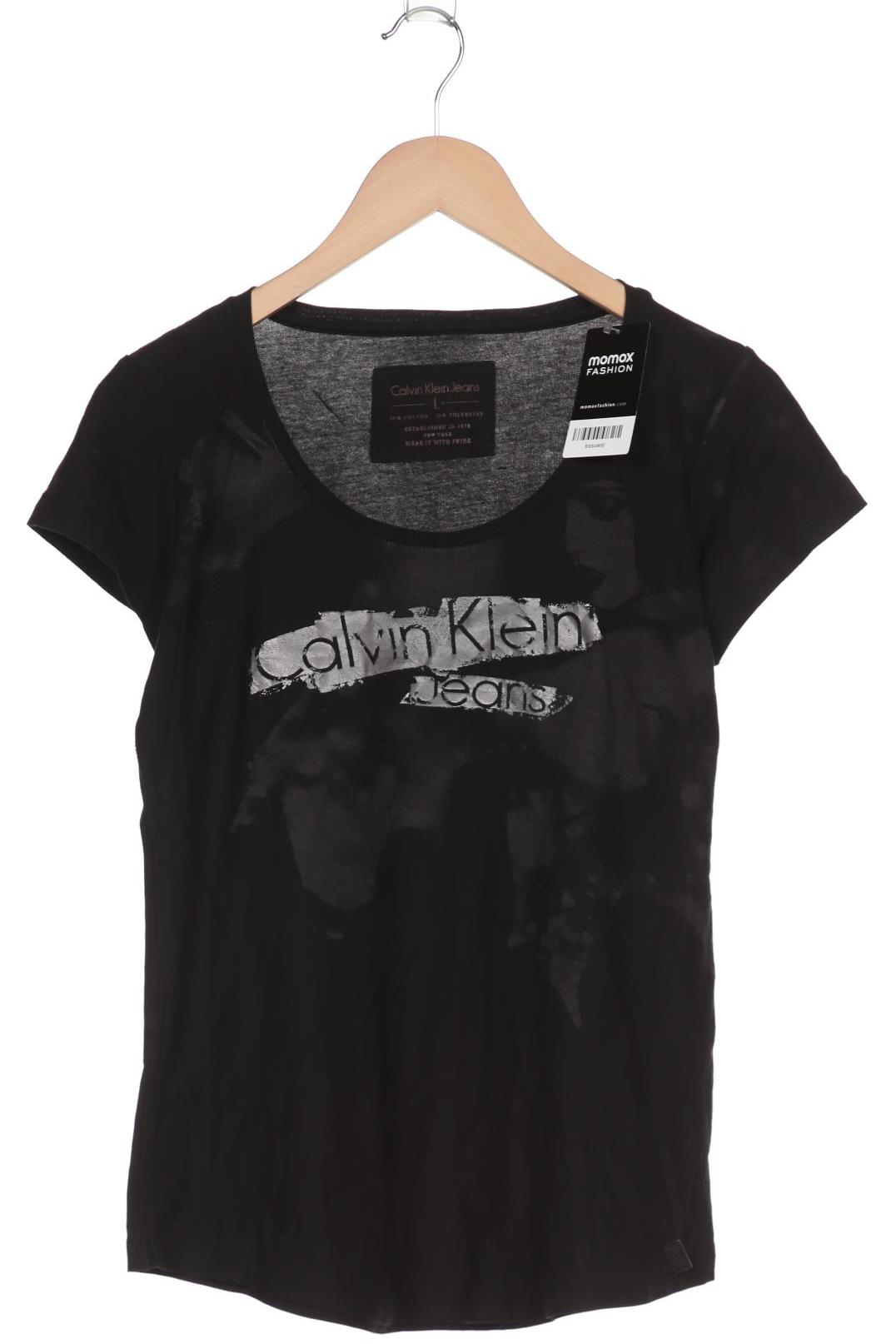

Calvin Klein Jeans Damen T-Shirt, schwarz