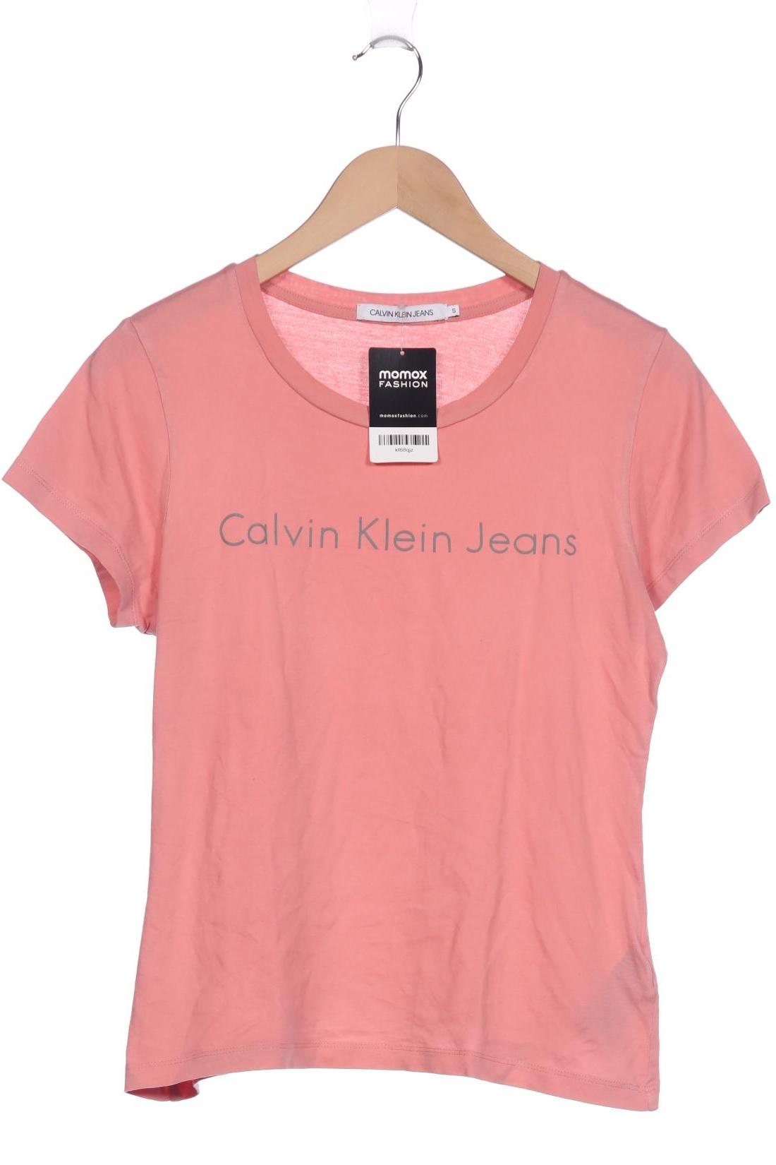 

Calvin Klein Jeans Damen T-Shirt, pink, Gr. 36