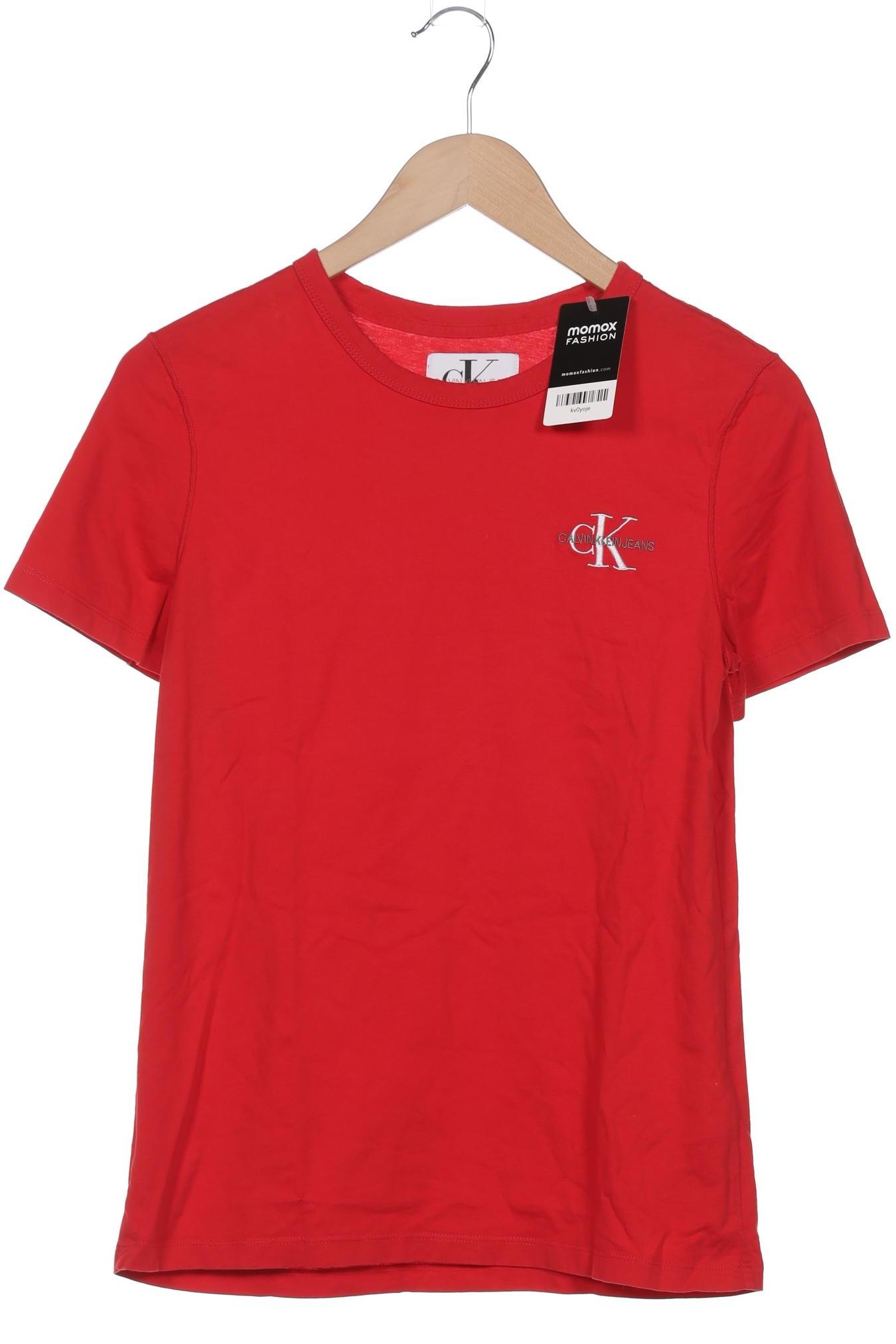 

Calvin Klein Jeans Damen T-Shirt, rot, Gr. 36