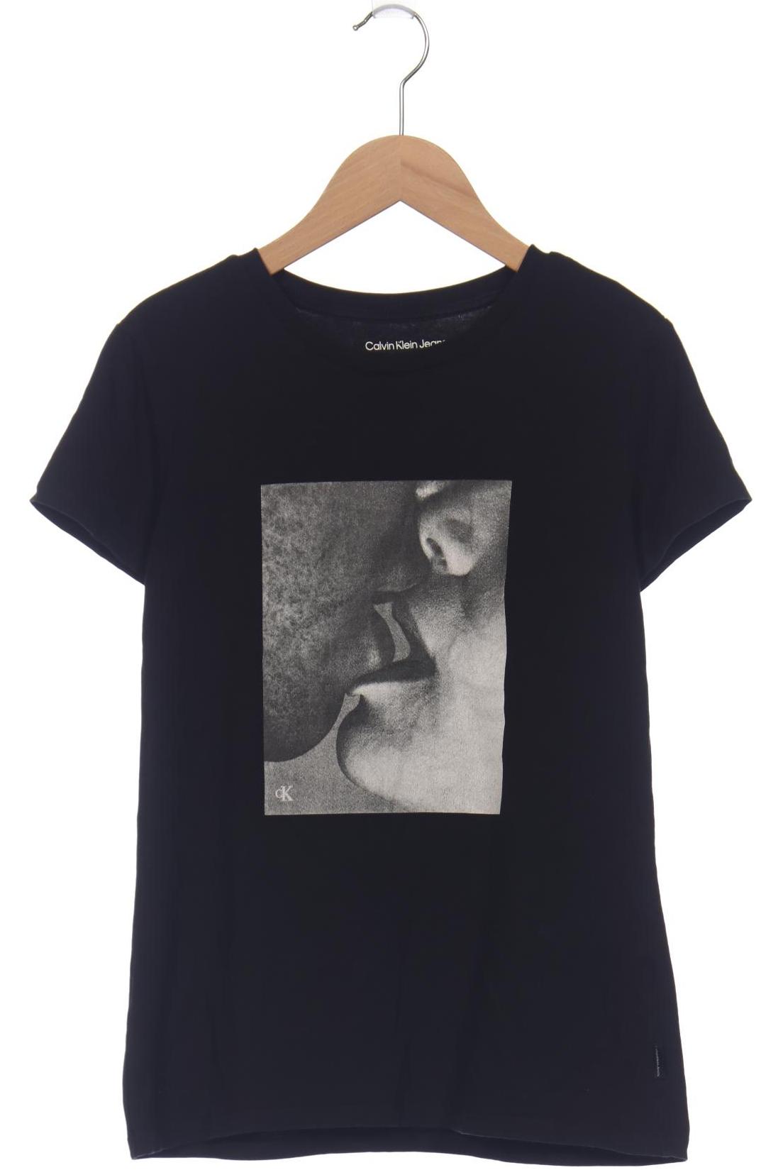 

Calvin Klein Jeans Damen T-Shirt, schwarz, Gr. 36