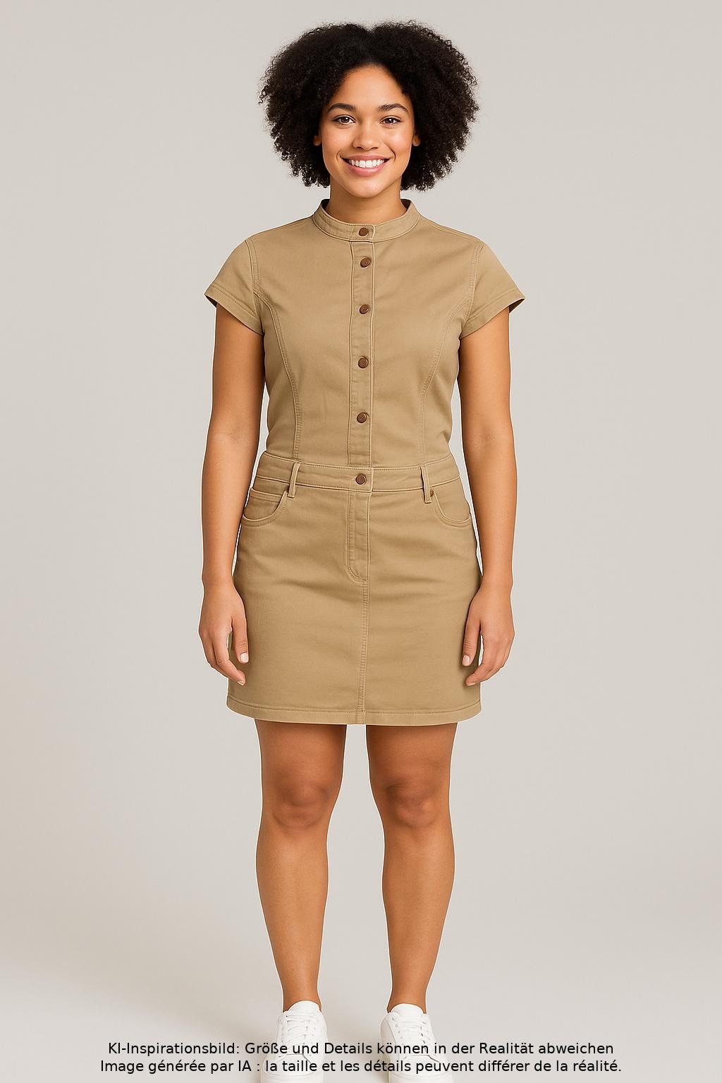 

Calvin Klein Jeans Damen Kleid, beige, Gr. 42