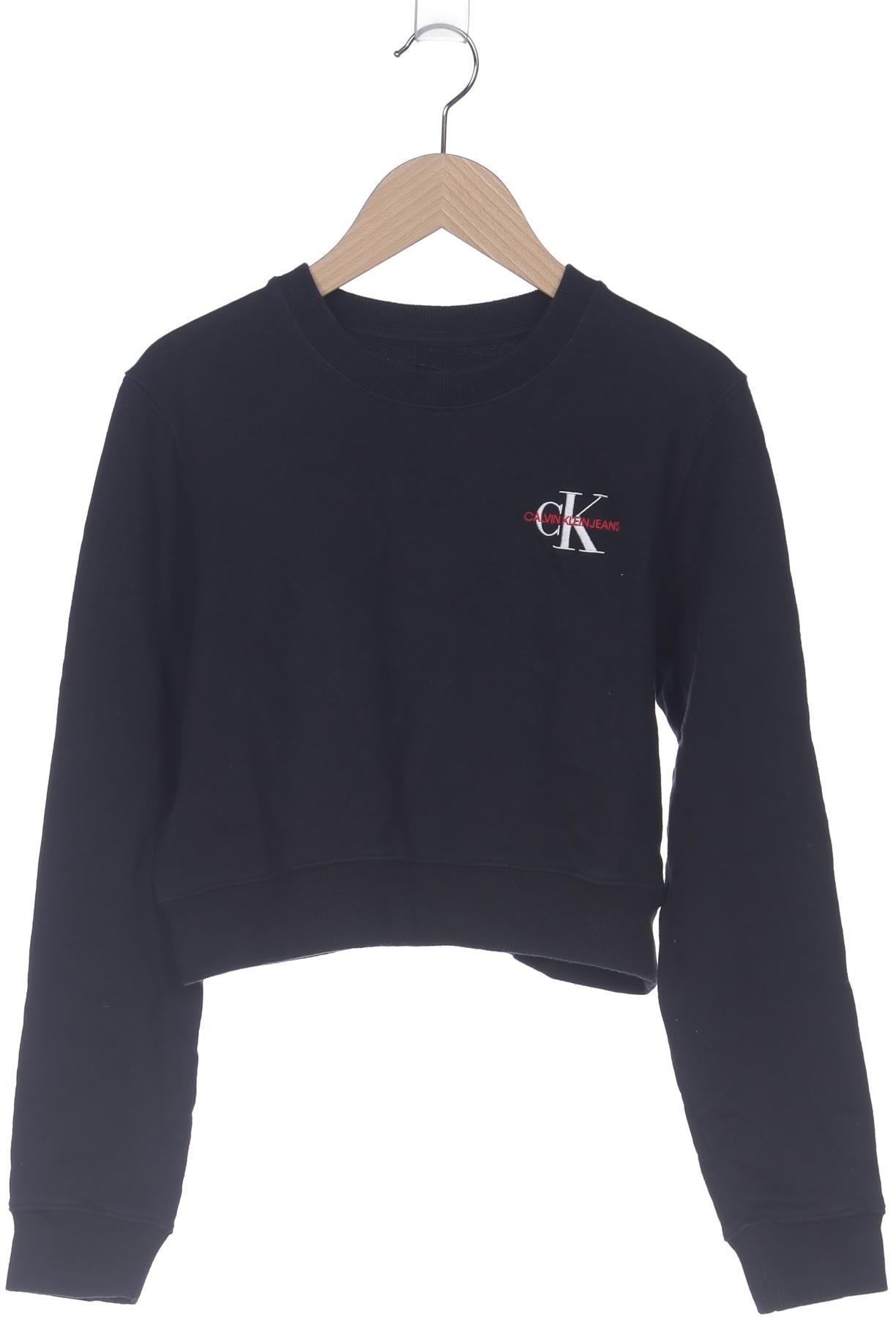 

Calvin Klein Jeans Damen Sweatshirt, schwarz, Gr. 34