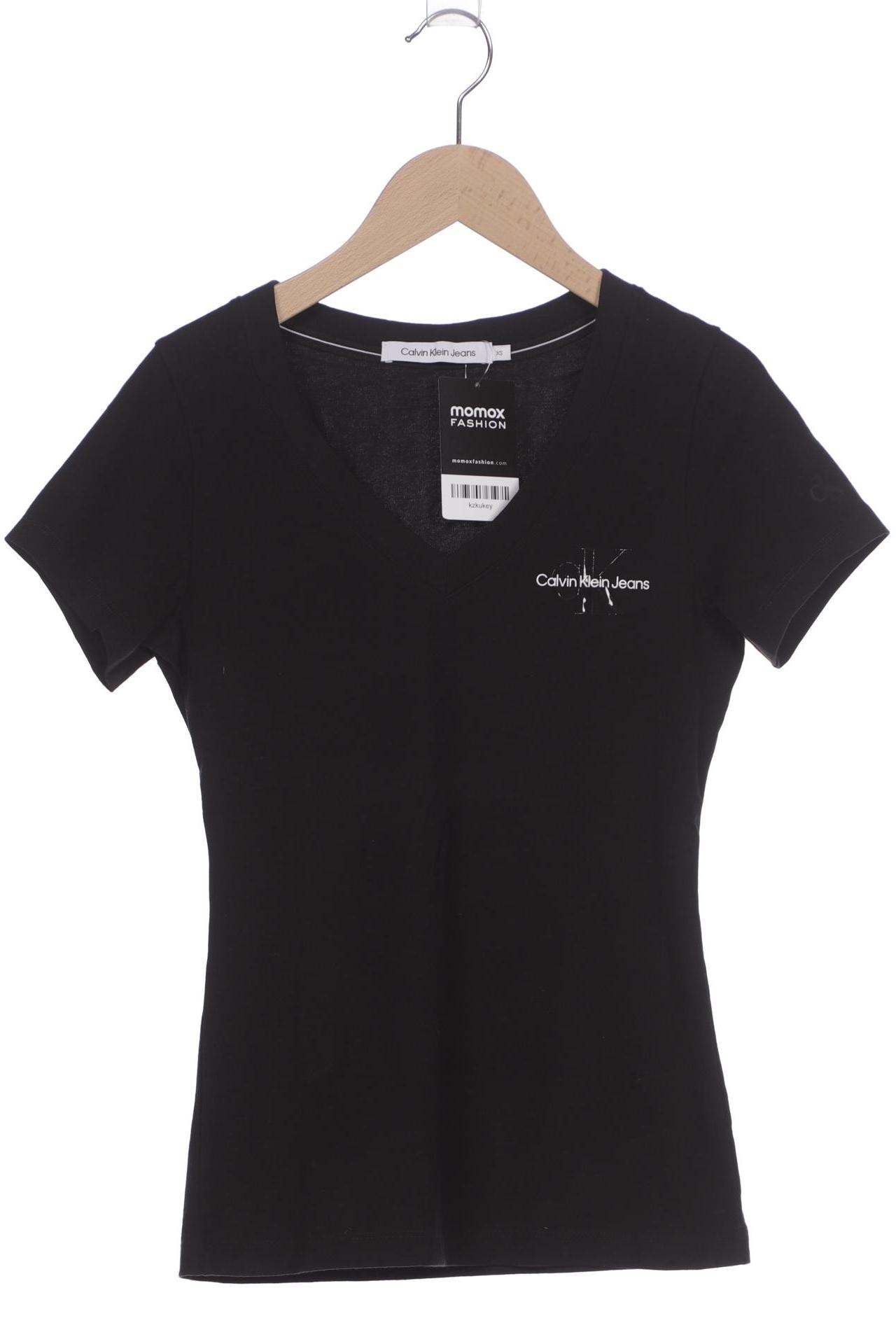 

Calvin Klein Jeans Damen T-Shirt, schwarz, Gr. 34