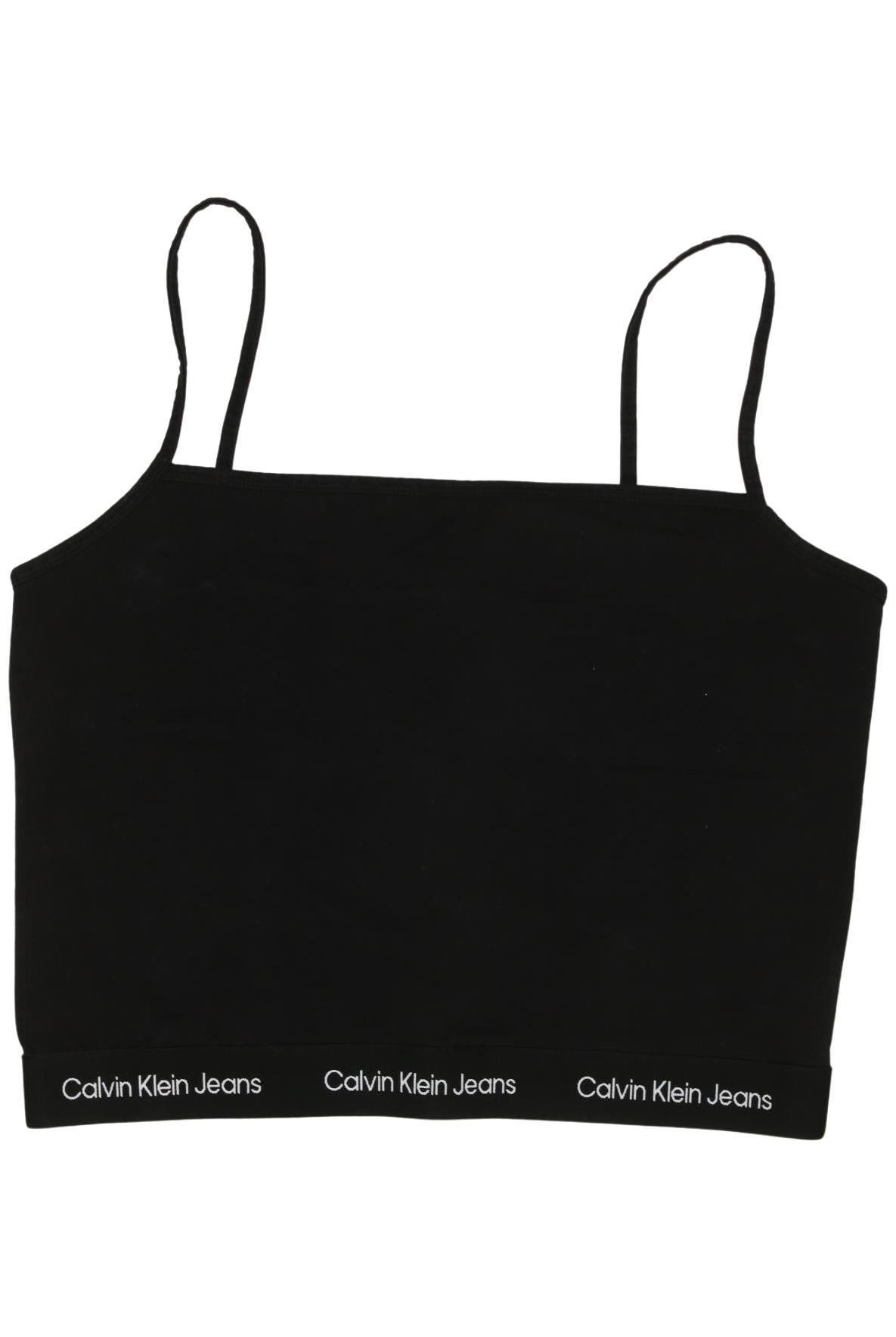 

Calvin Klein Jeans Damen Top, schwarz, Gr. 44