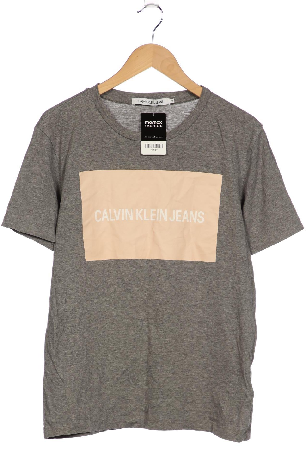 

Calvin Klein Jeans Damen T-Shirt, grau, Gr. 38