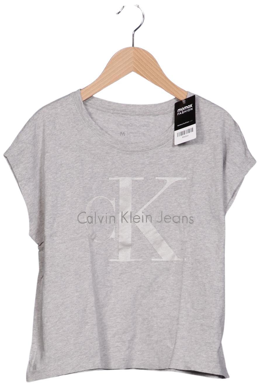

Calvin Klein Jeans Damen T-Shirt, grau, Gr. 38