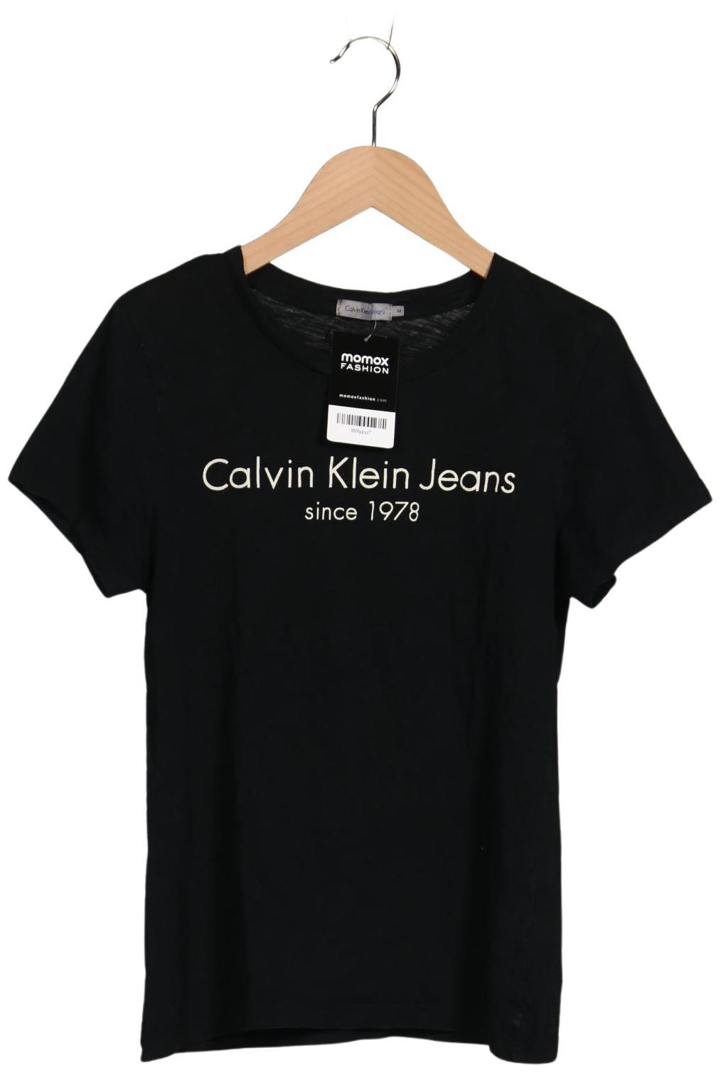 

Calvin Klein Jeans Damen T-Shirt, schwarz, Gr. 38