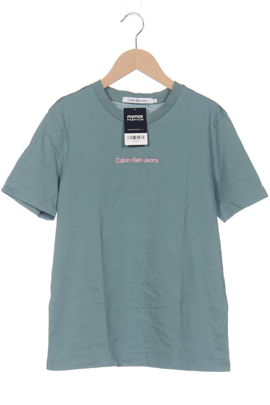 

Calvin Klein Jeans Damen T-Shirt, türkis, Gr. 38