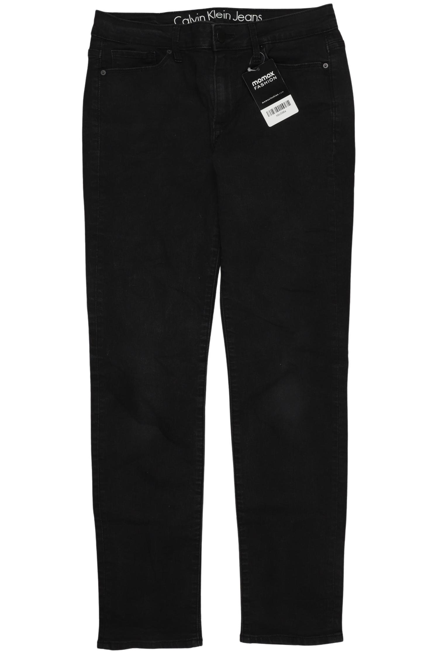 

Calvin Klein Jeans Damen Jeans, schwarz, Gr. 6