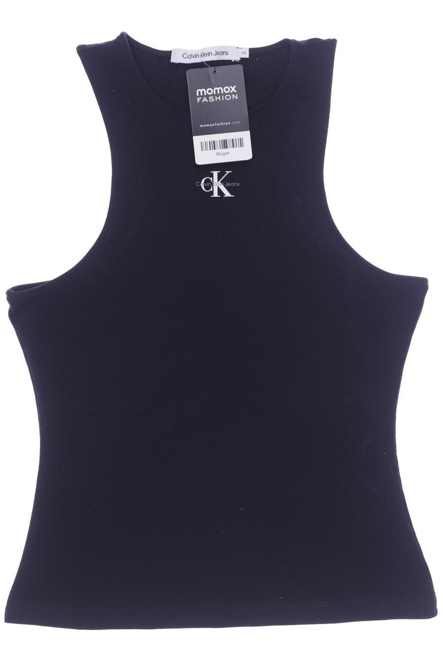 

Calvin Klein Jeans Damen Top, schwarz, Gr. 34