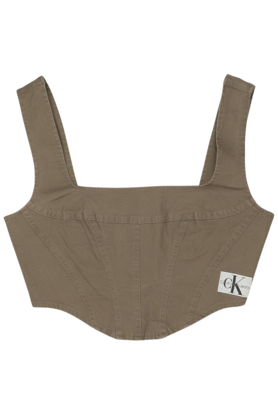 

Calvin Klein Jeans Damen Top, braun, Gr. 34