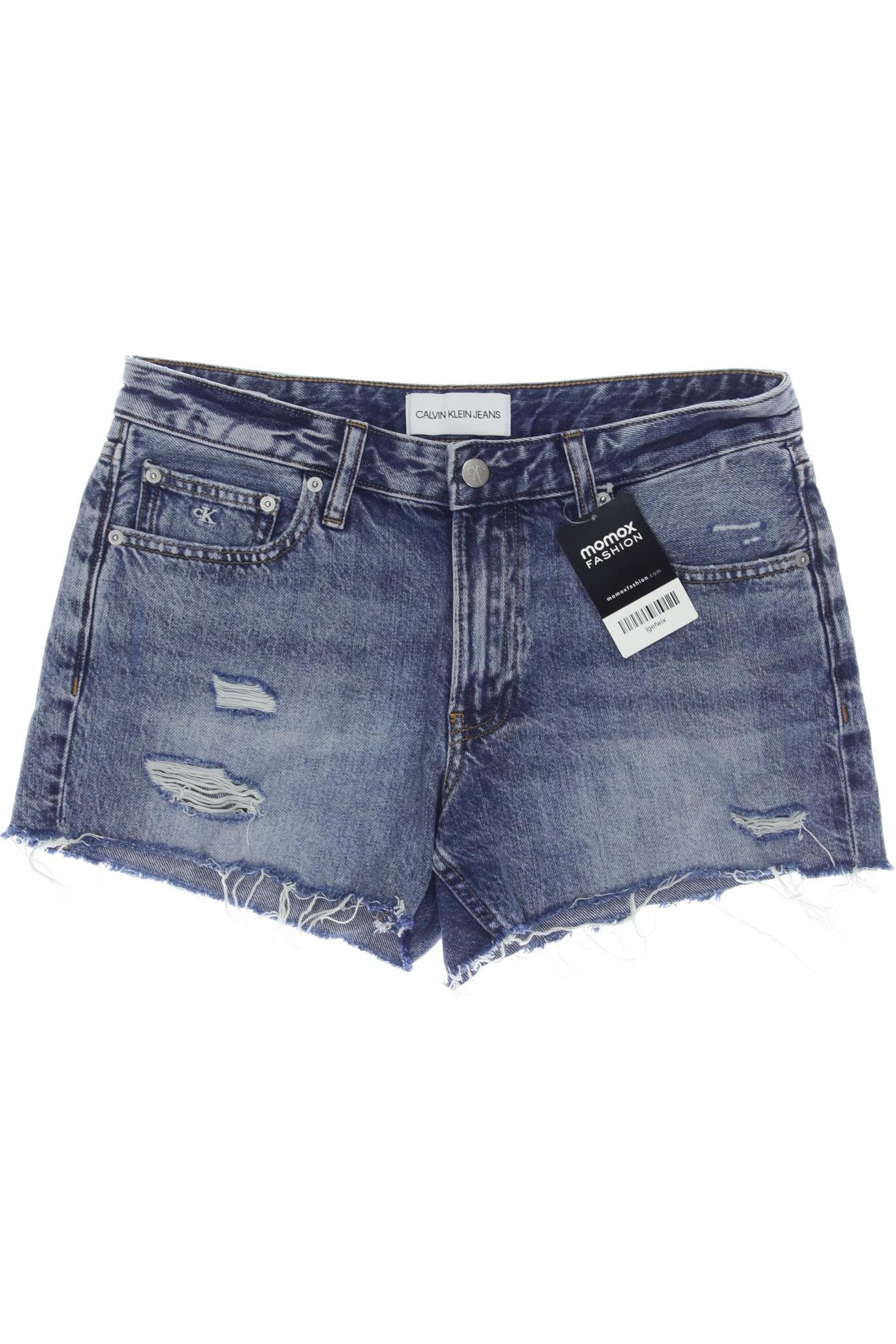 

Calvin Klein Jeans Damen Shorts, blau, Gr. 38