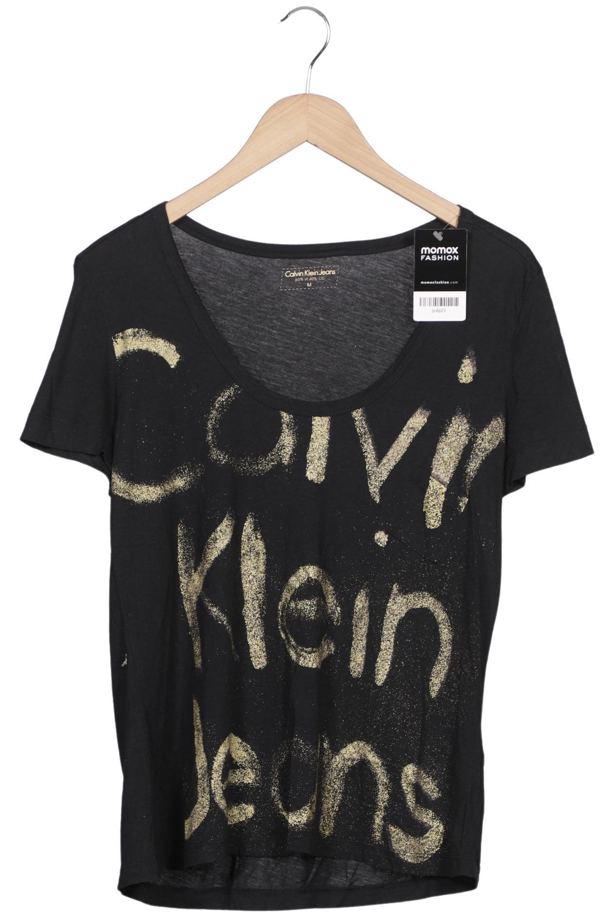 

Calvin Klein Jeans Damen T-Shirt, schwarz, Gr. 38