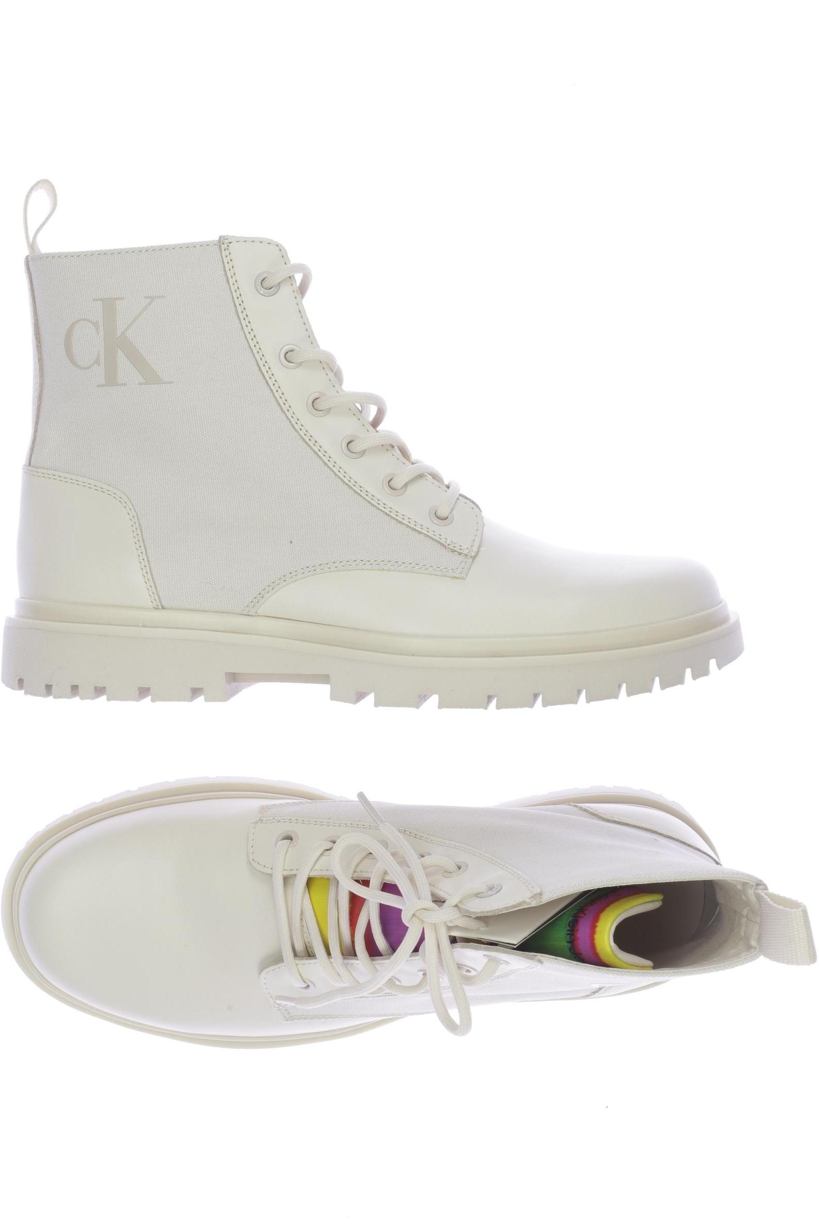 

Calvin Klein Jeans Damen Stiefelette, cremeweiß, Gr. 41