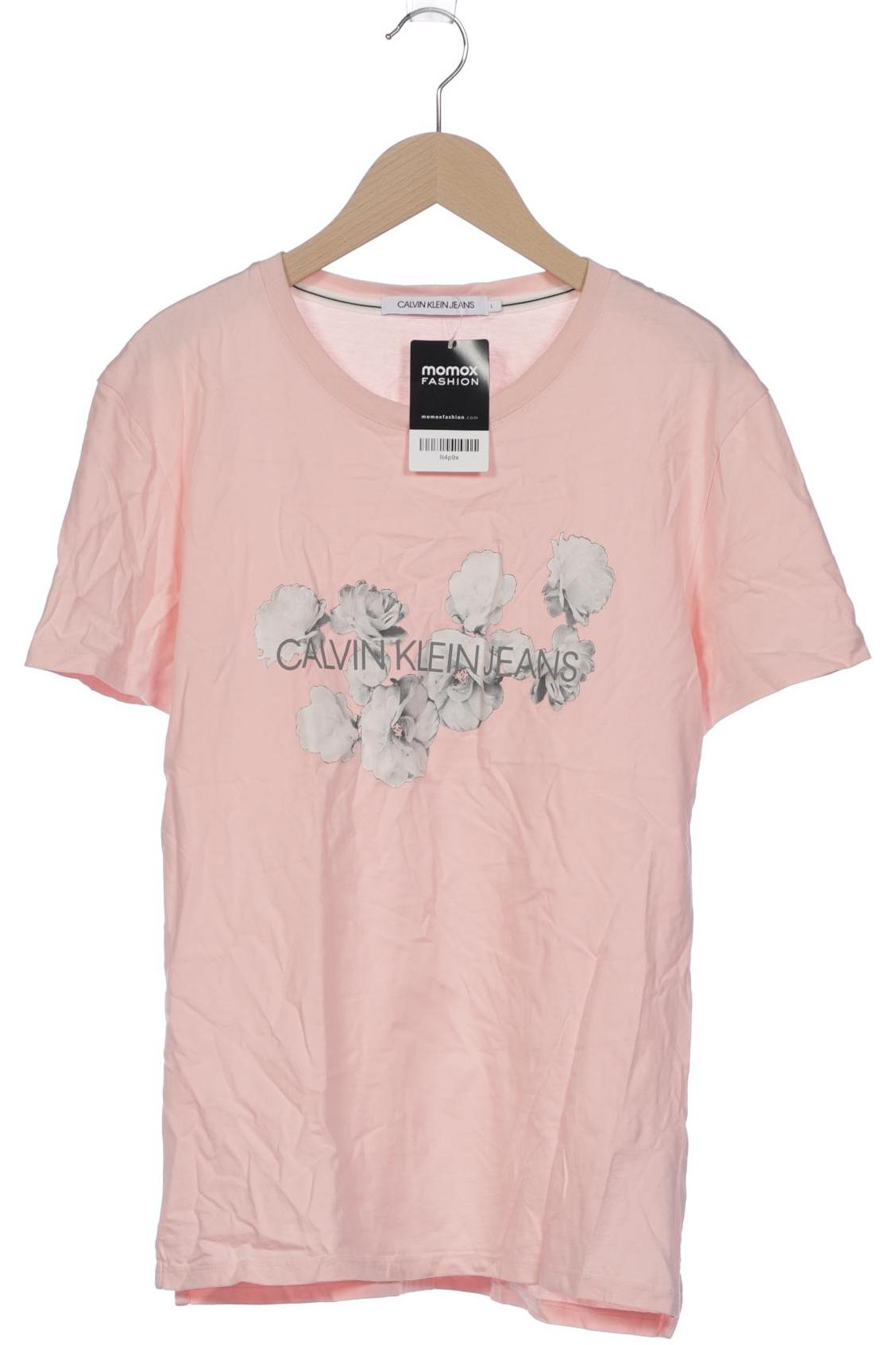

Calvin Klein Jeans Damen T-Shirt, pink, Gr. 42