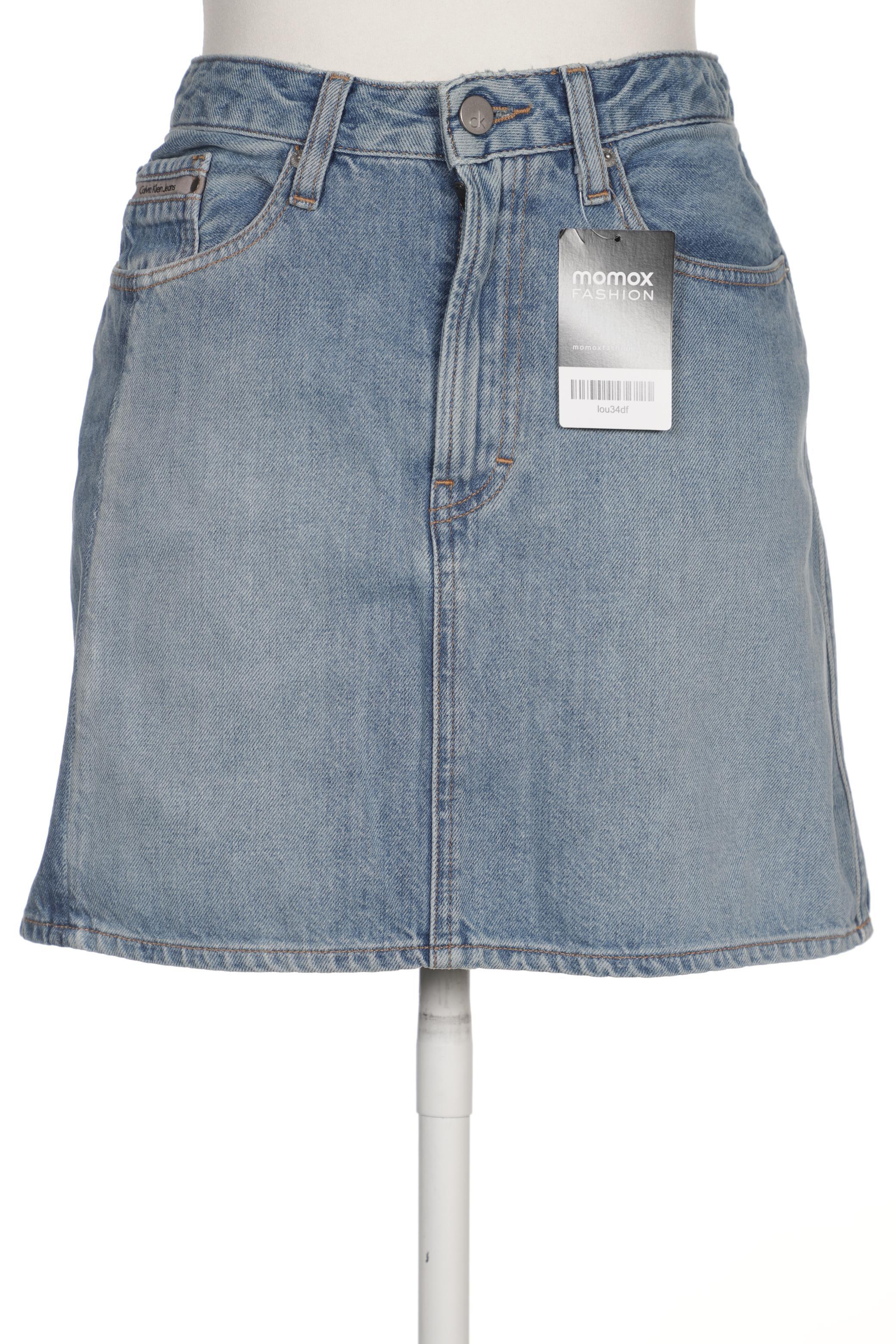 

Calvin Klein Jeans Damen Rock, blau, Gr. 28