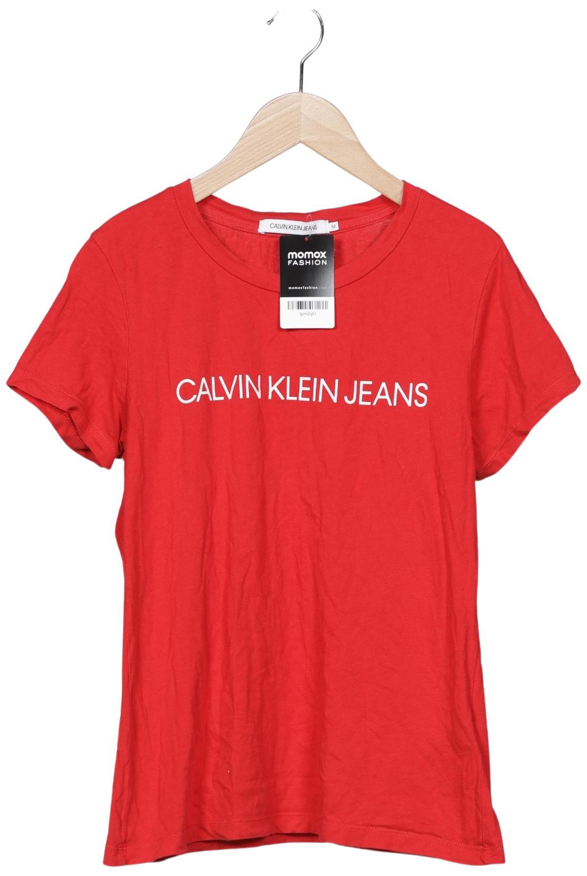 

Calvin Klein Jeans Damen T-Shirt, rot, Gr. 38