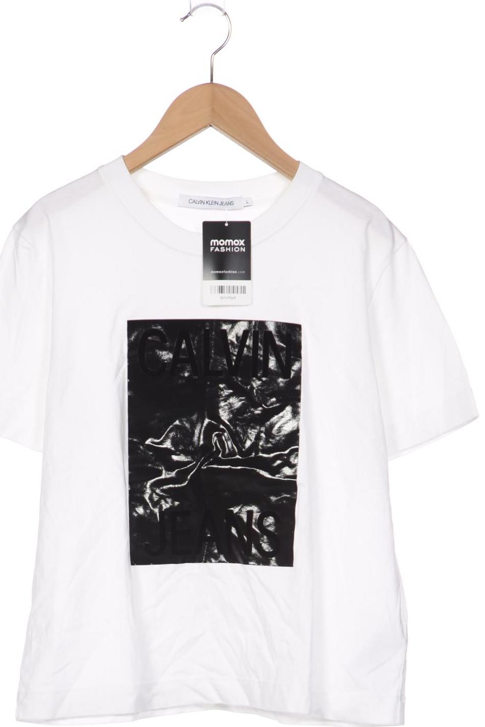 

Calvin Klein Jeans Damen T-Shirt, weiß