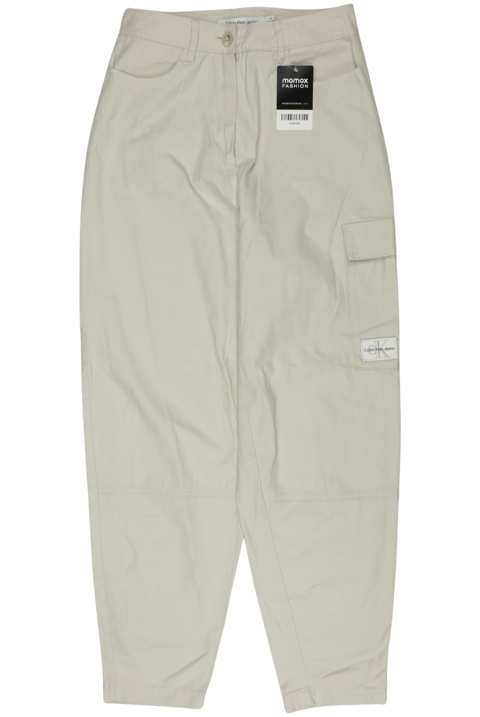 

Calvin Klein Jeans Damen Stoffhose, beige, Gr. 0