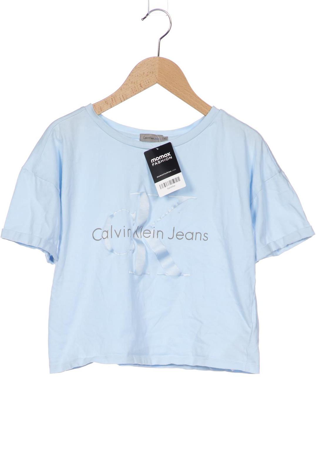 

Calvin Klein Jeans Damen T-Shirt, hellblau, Gr. 34