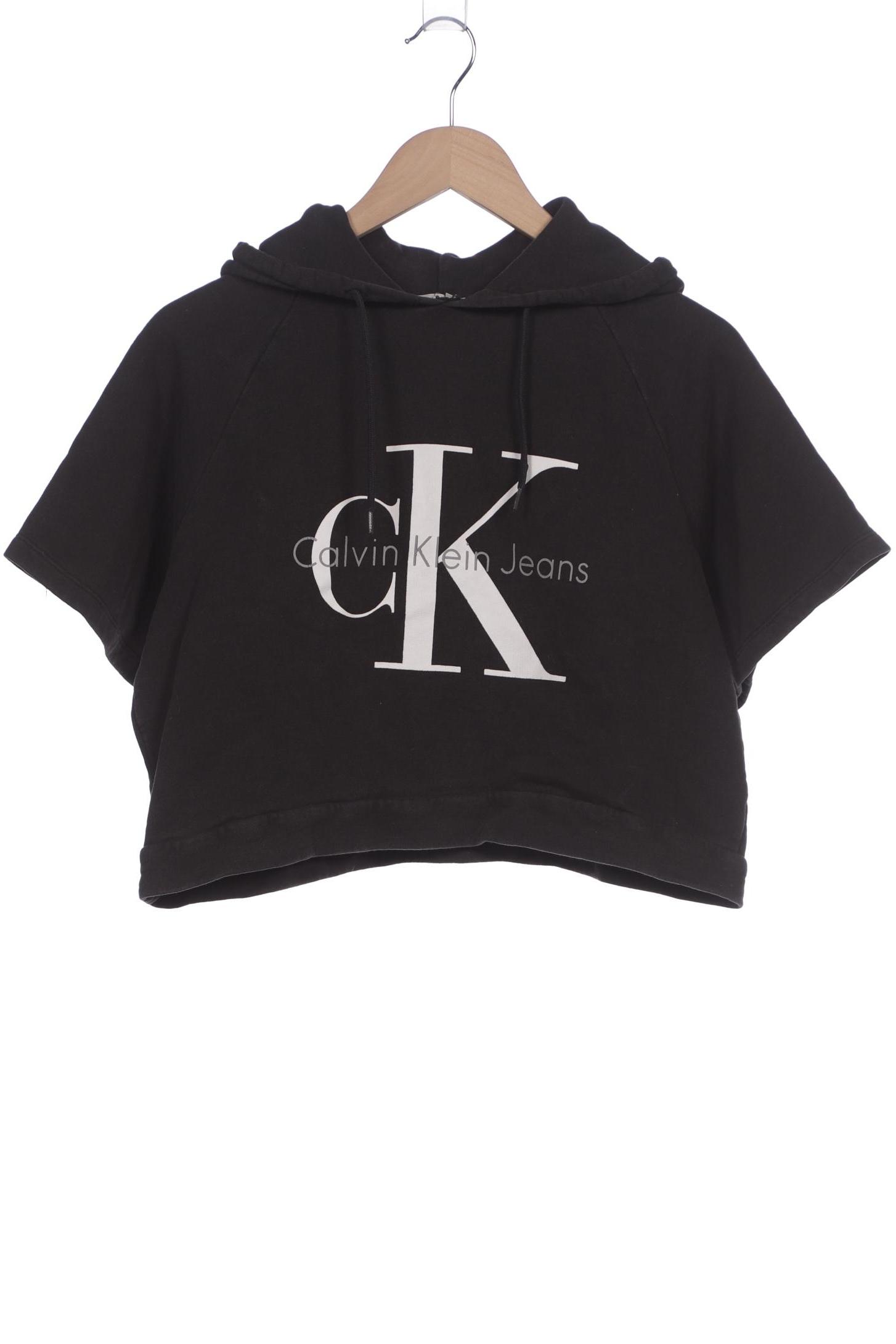 

Calvin Klein Jeans Damen Kapuzenpullover, schwarz, Gr. 34