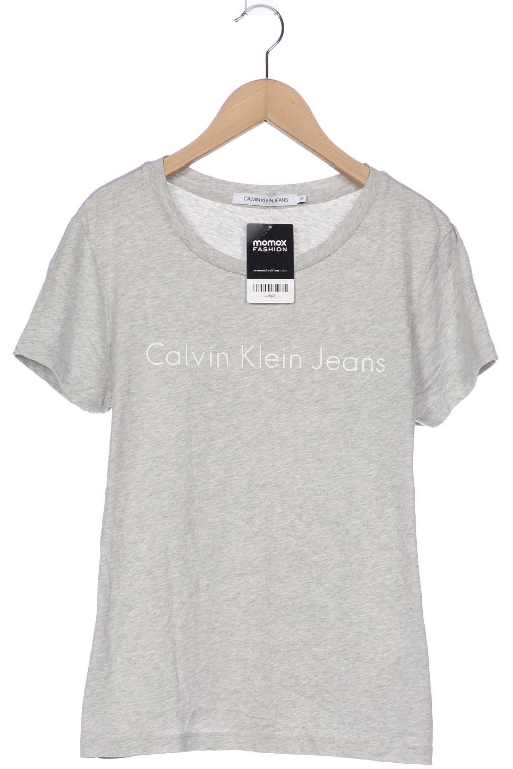 

Calvin Klein Jeans Damen T-Shirt, grau, Gr. 38