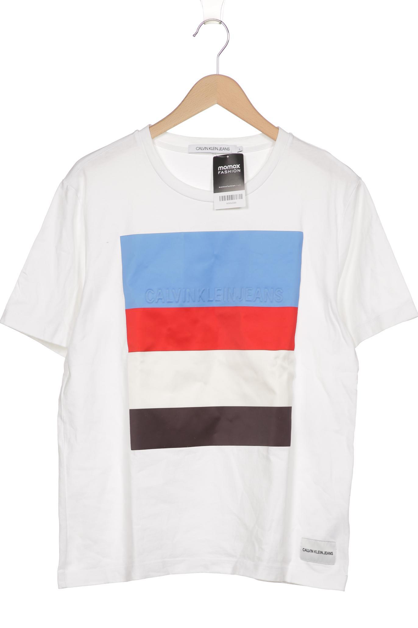 

Calvin Klein Jeans Herren T-Shirt, weiß