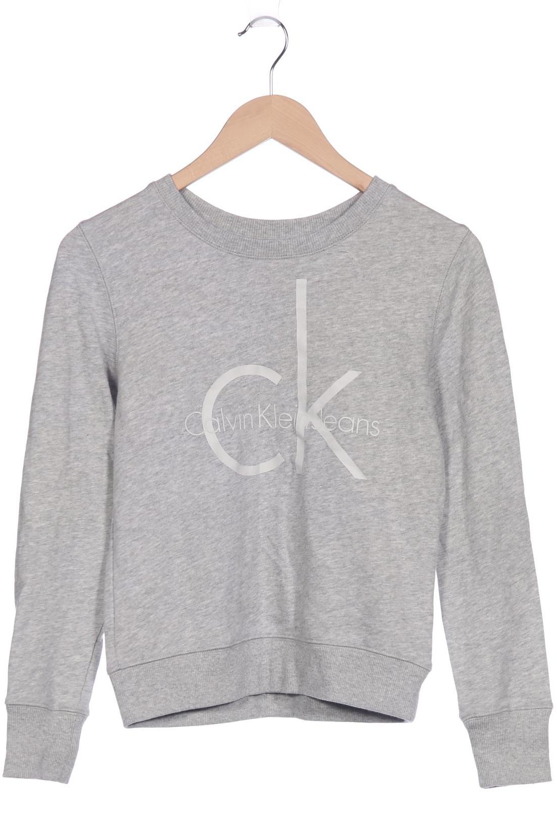 

Calvin Klein Jeans Damen Sweatshirt, grau, Gr. 34