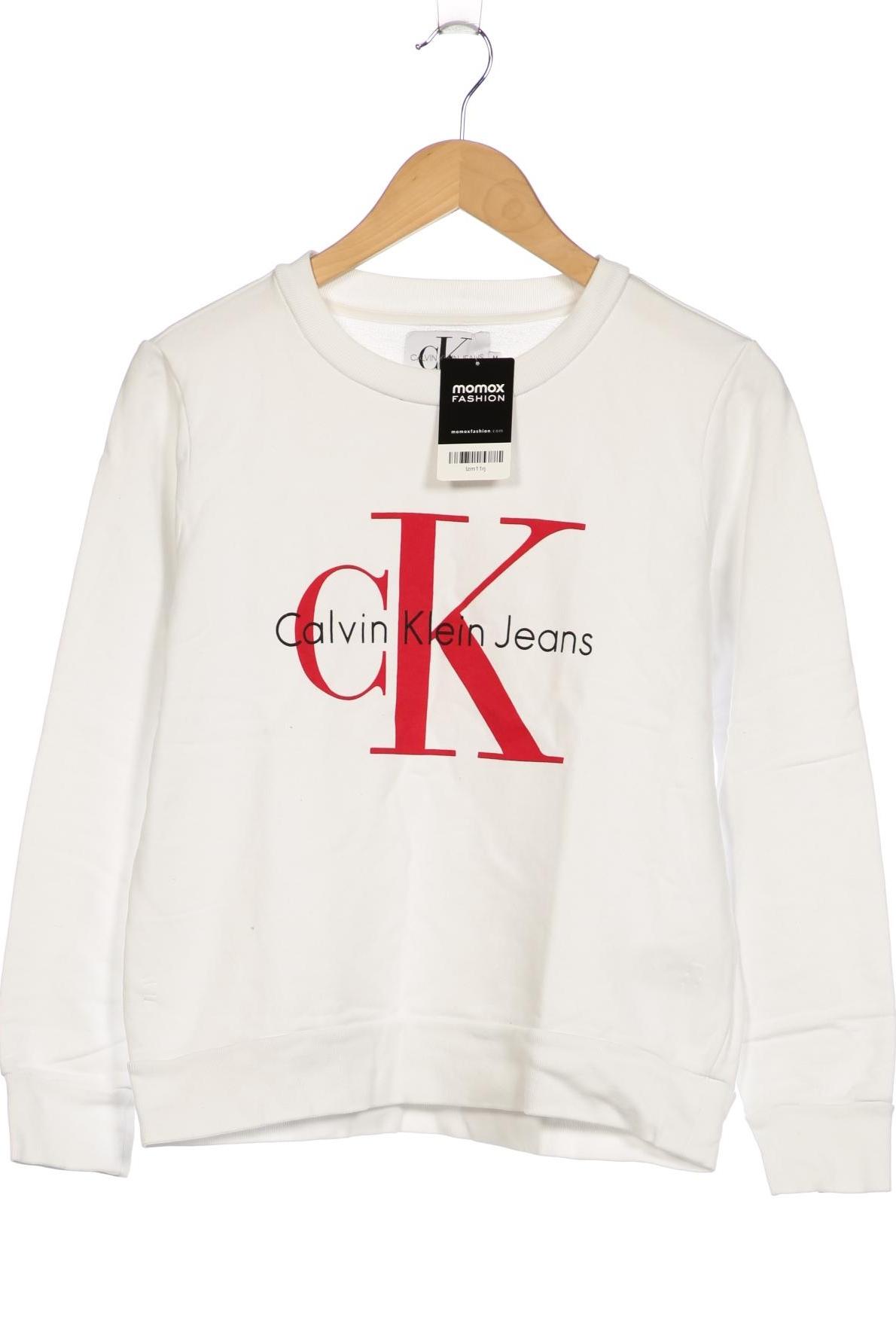 Thumbnail - Calvin Klein Jeans Damen Sweatshirt, weiß, Gr. 38