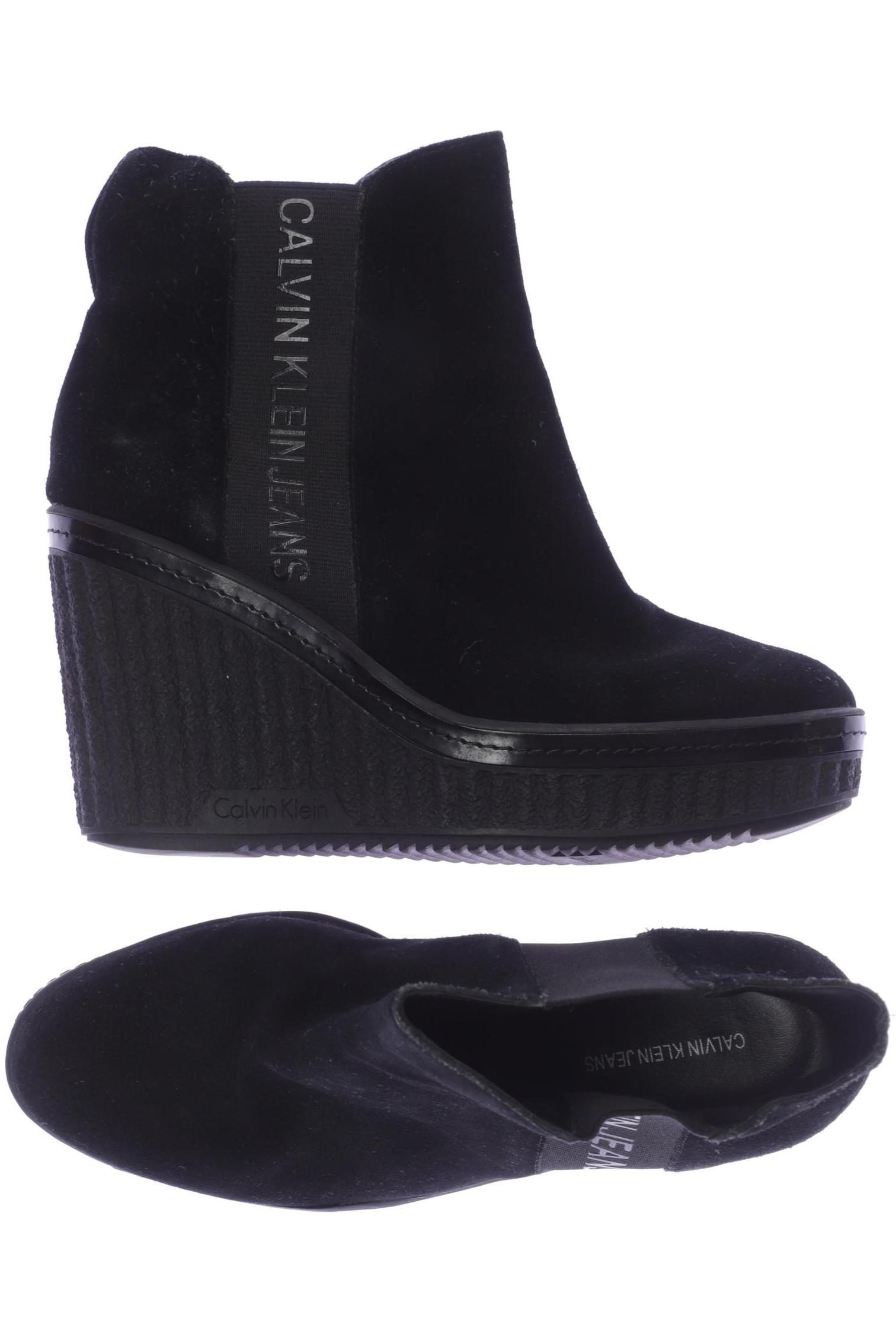 

Calvin Klein Jeans Damen Stiefelette, schwarz, Gr. 38
