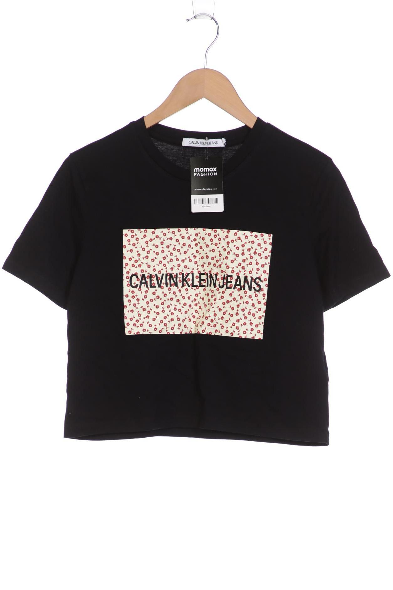 

Calvin Klein Jeans Damen T-Shirt, schwarz, Gr. 38