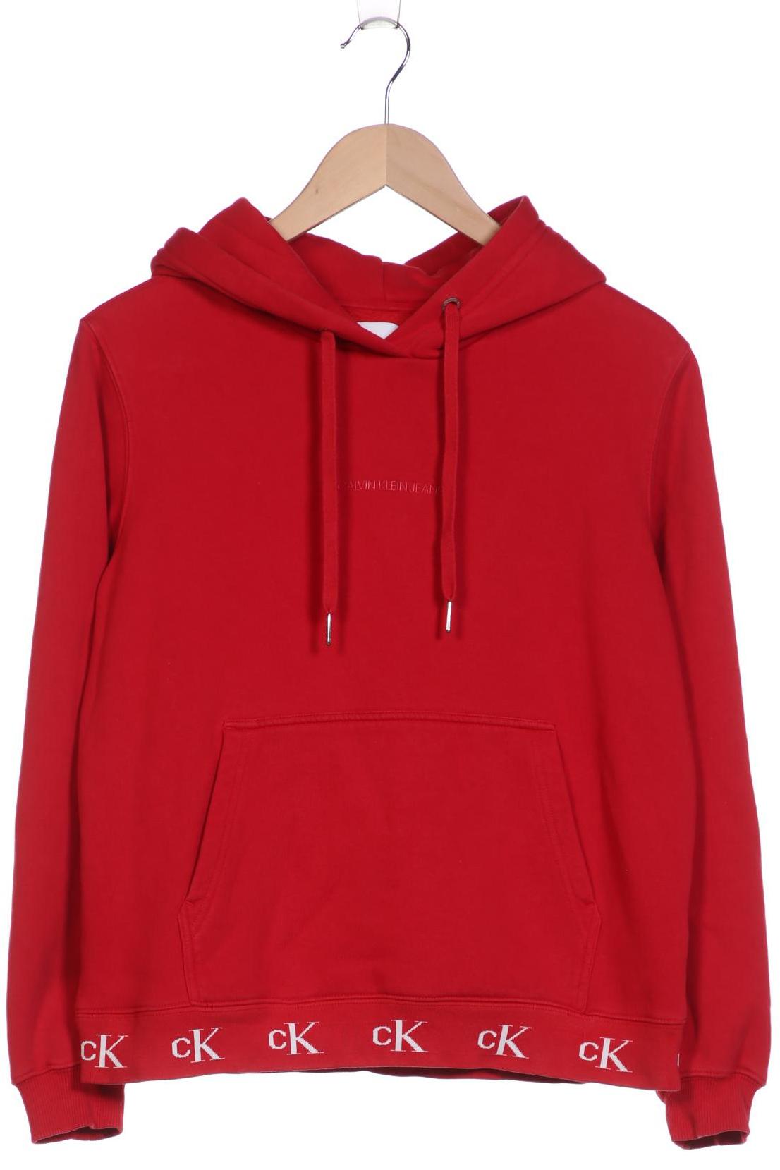 

Calvin Klein Jeans Damen Kapuzenpullover, rot, Gr. 36