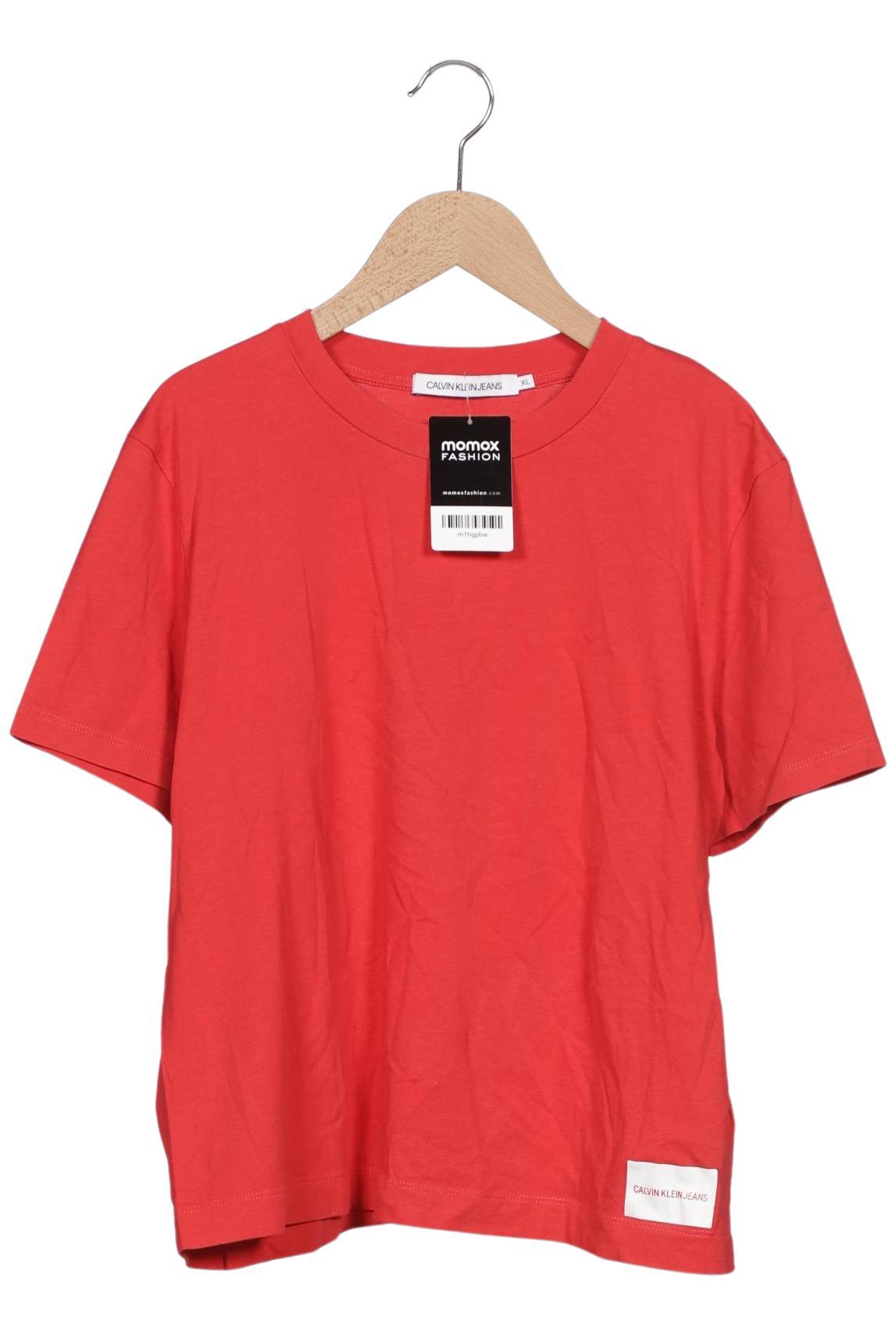 

Calvin Klein Jeans Damen T-Shirt, rot, Gr. 44