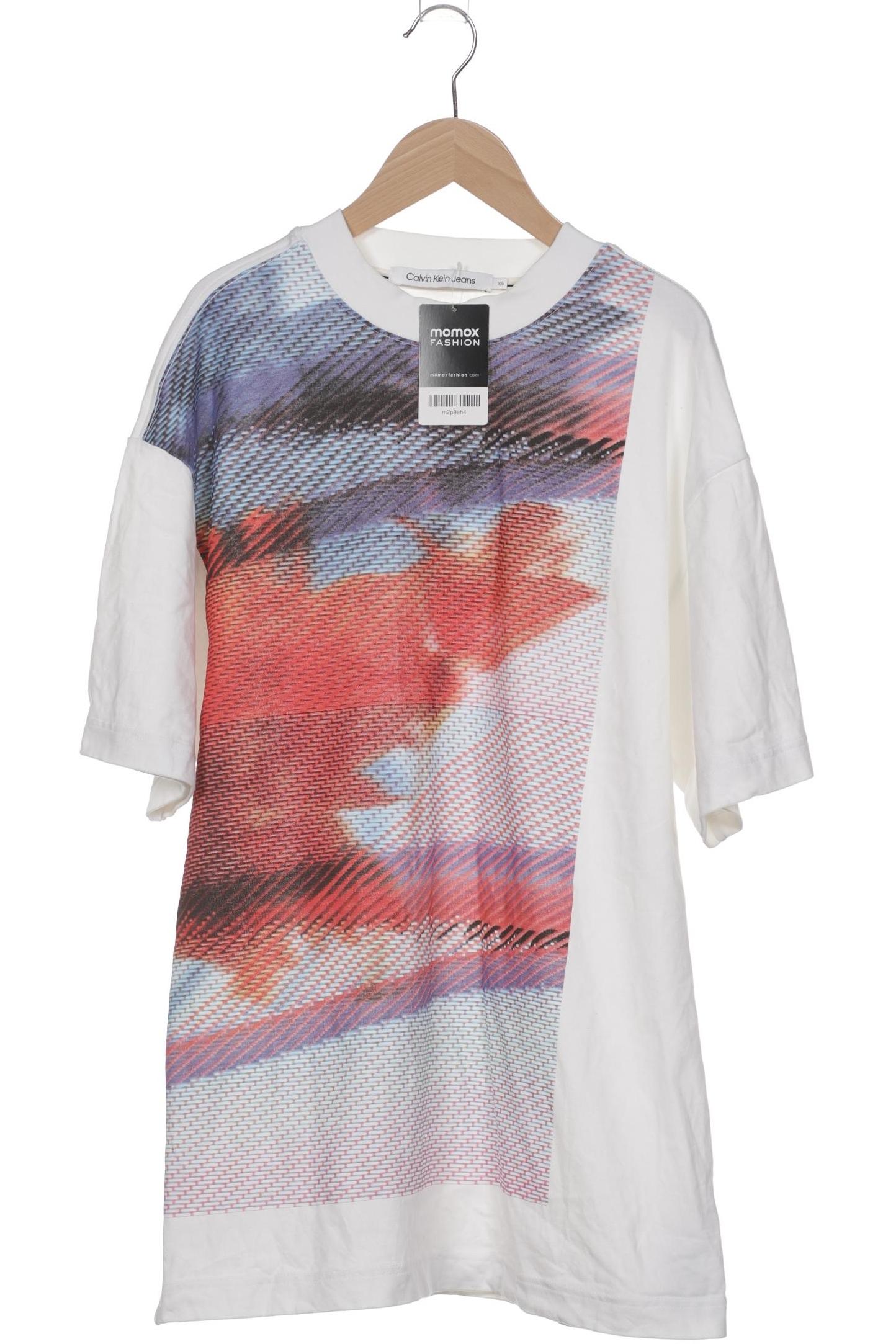 

Calvin Klein Jeans Damen T-Shirt, weiß, Gr. 34
