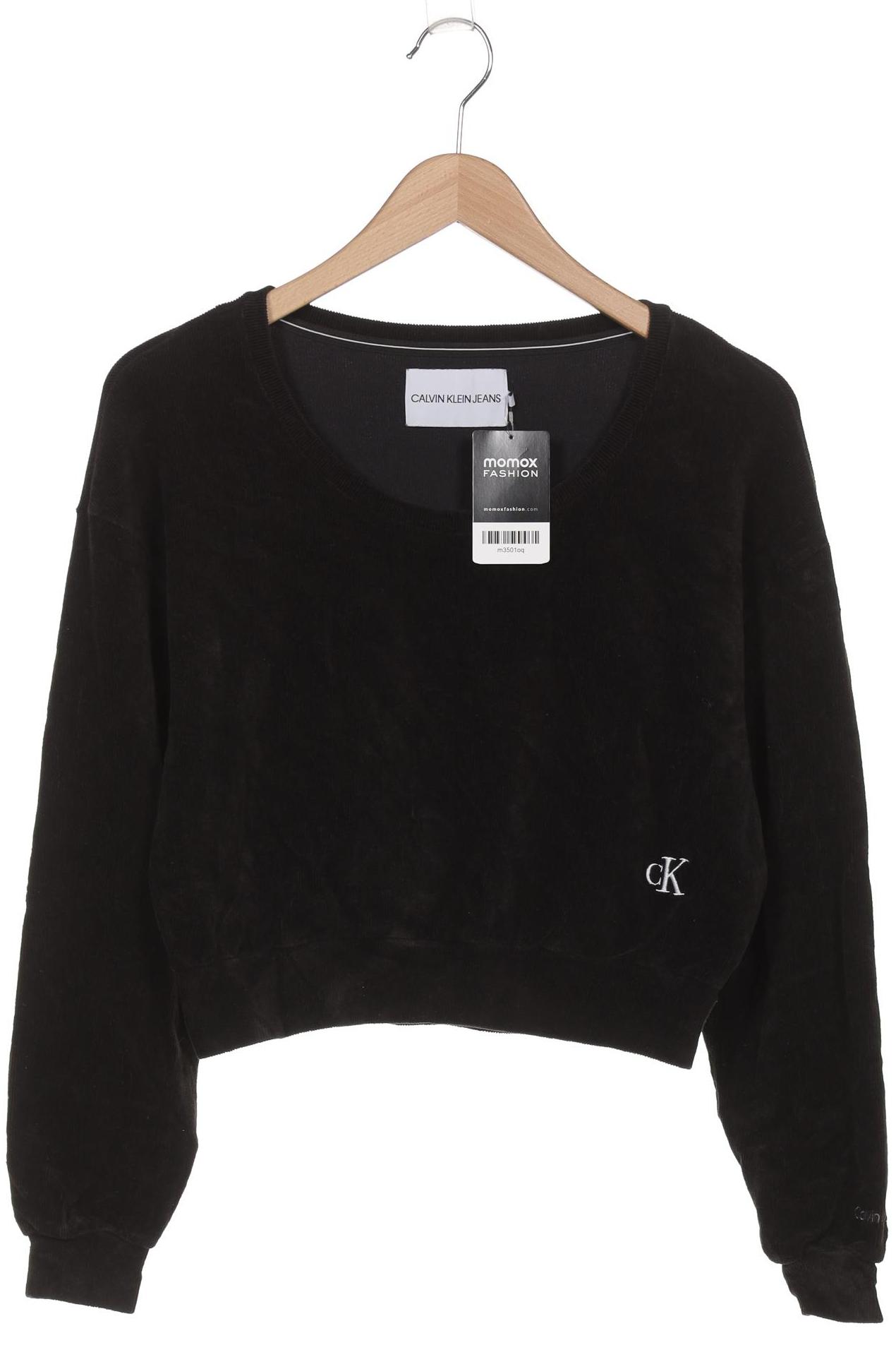 

Calvin Klein Jeans Damen Sweatshirt, schwarz, Gr. 36