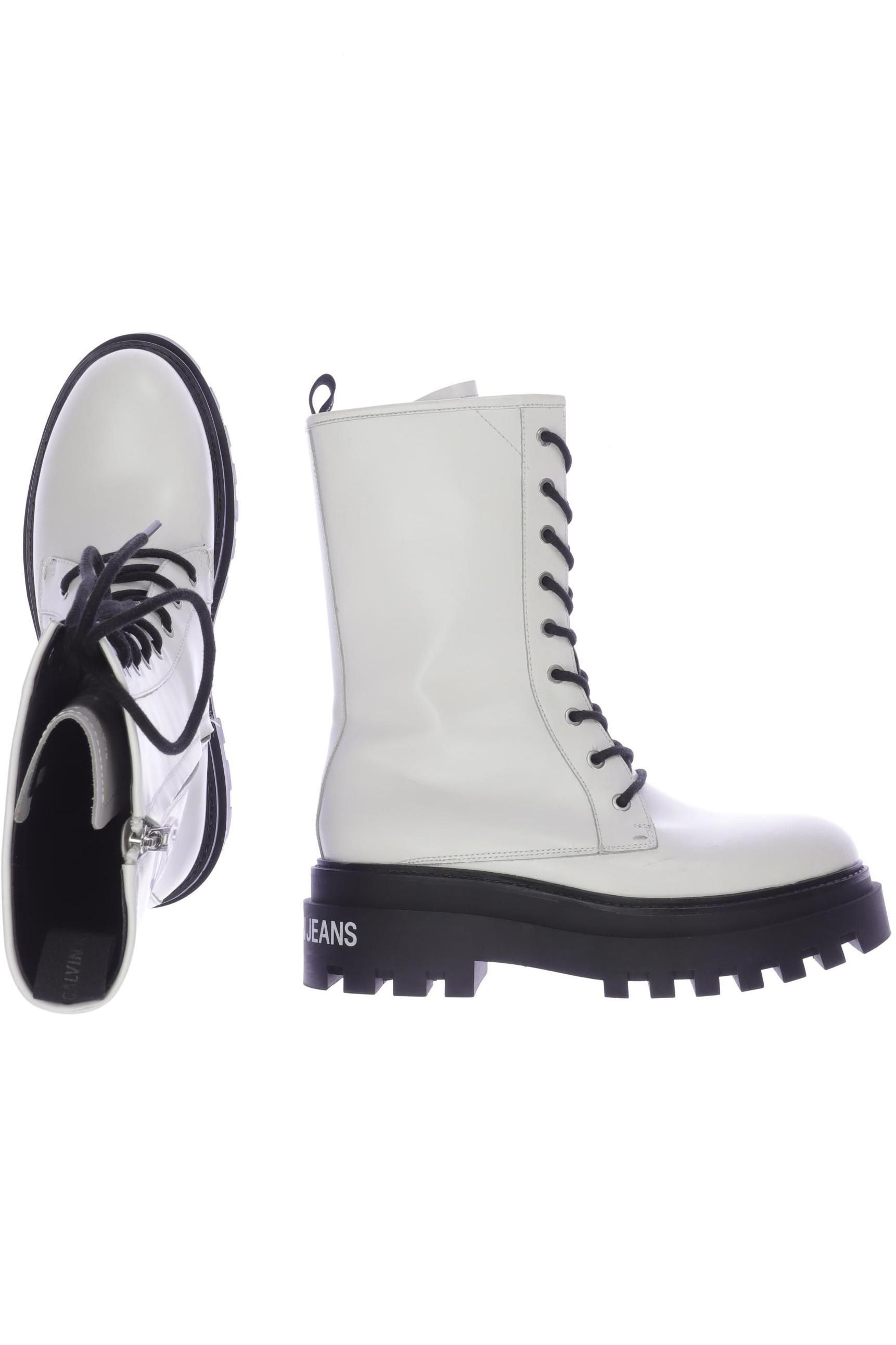 

Calvin Klein Jeans Damen Stiefel, weiß, Gr. 41